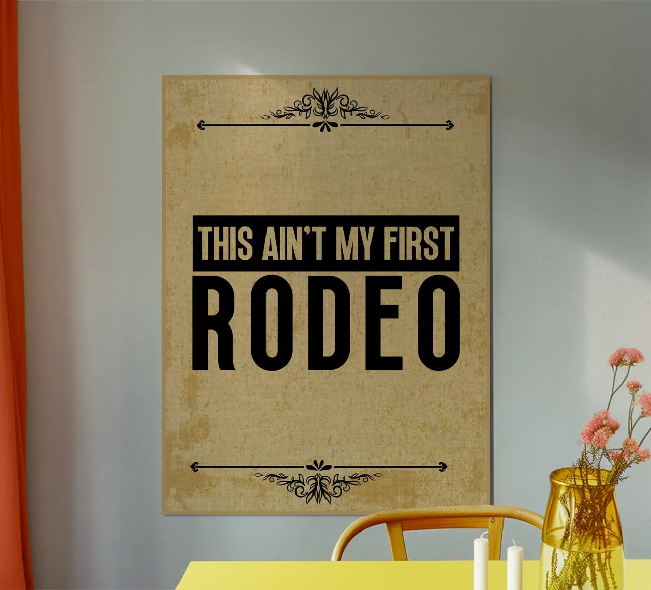 Questo non è il mio primo Rodeo poster da Ashley Studio