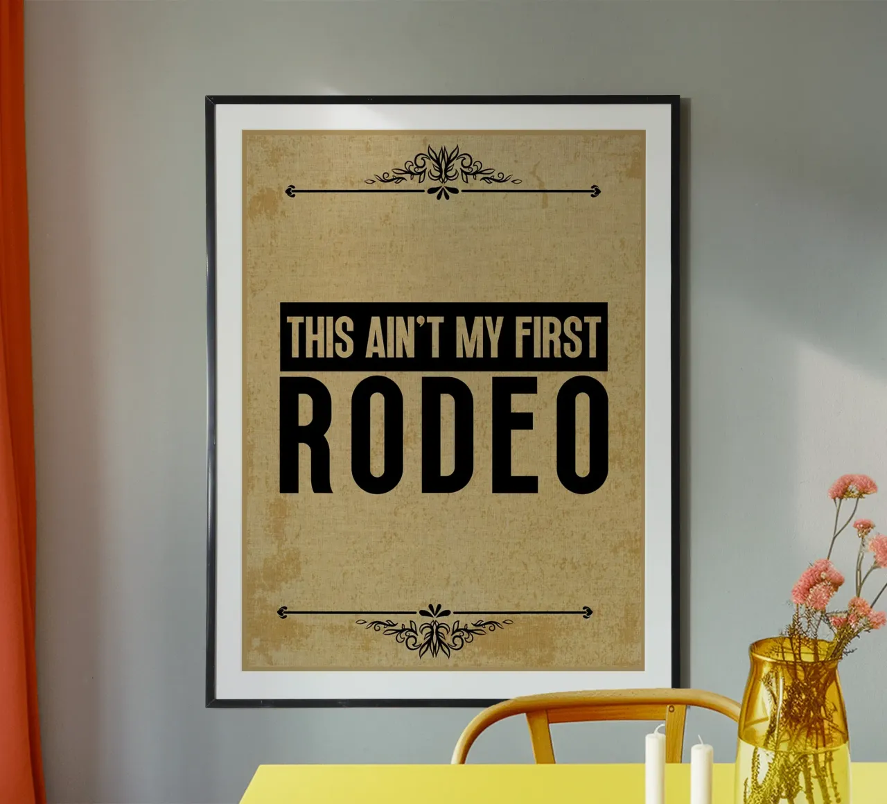 Questo non è il mio primo Rodeo poster da Ashley Studio
