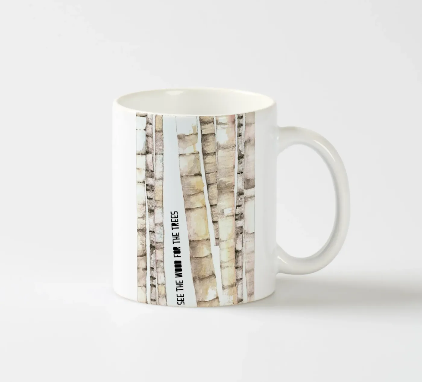 Trees ceramic mug by Trabolt Design
