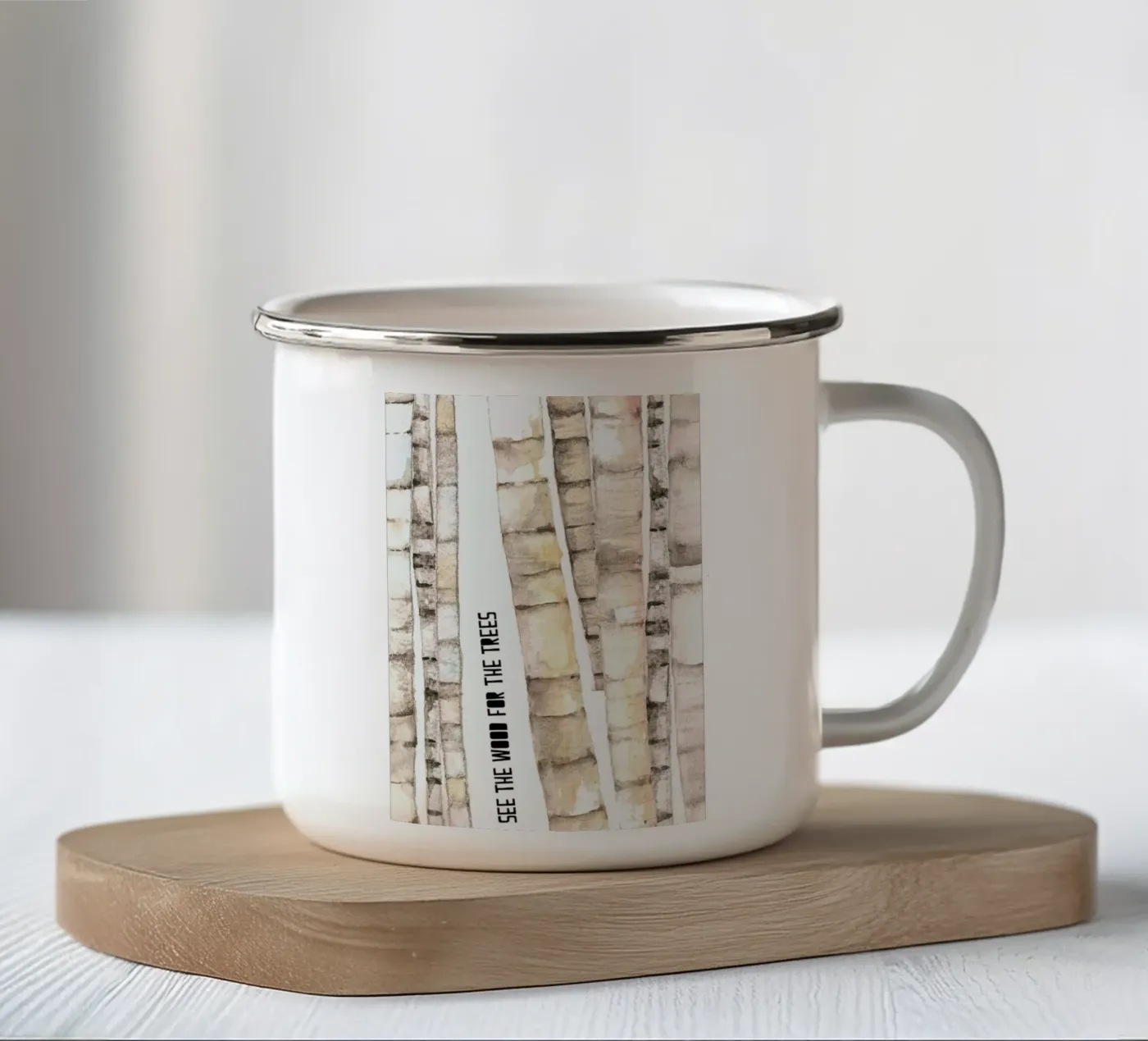 Trees emaille mok van Trabolt Design