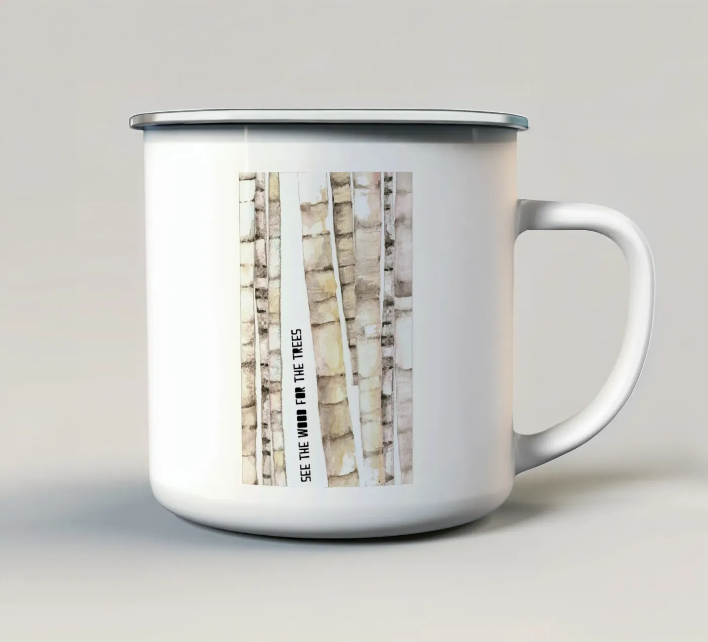 Trees emaille mok van Trabolt Design