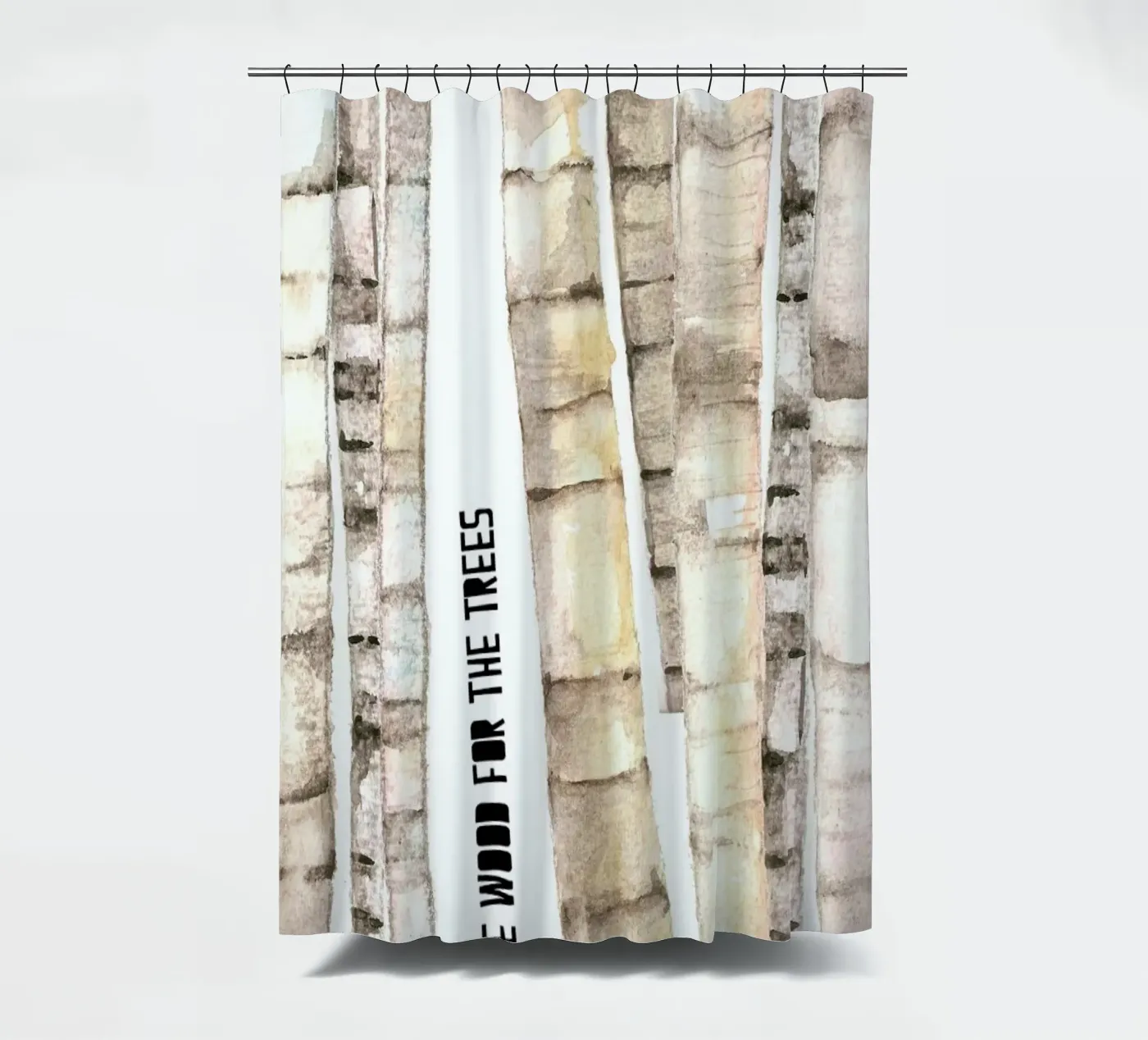 Trees Duschvorhang von Trabolt Design