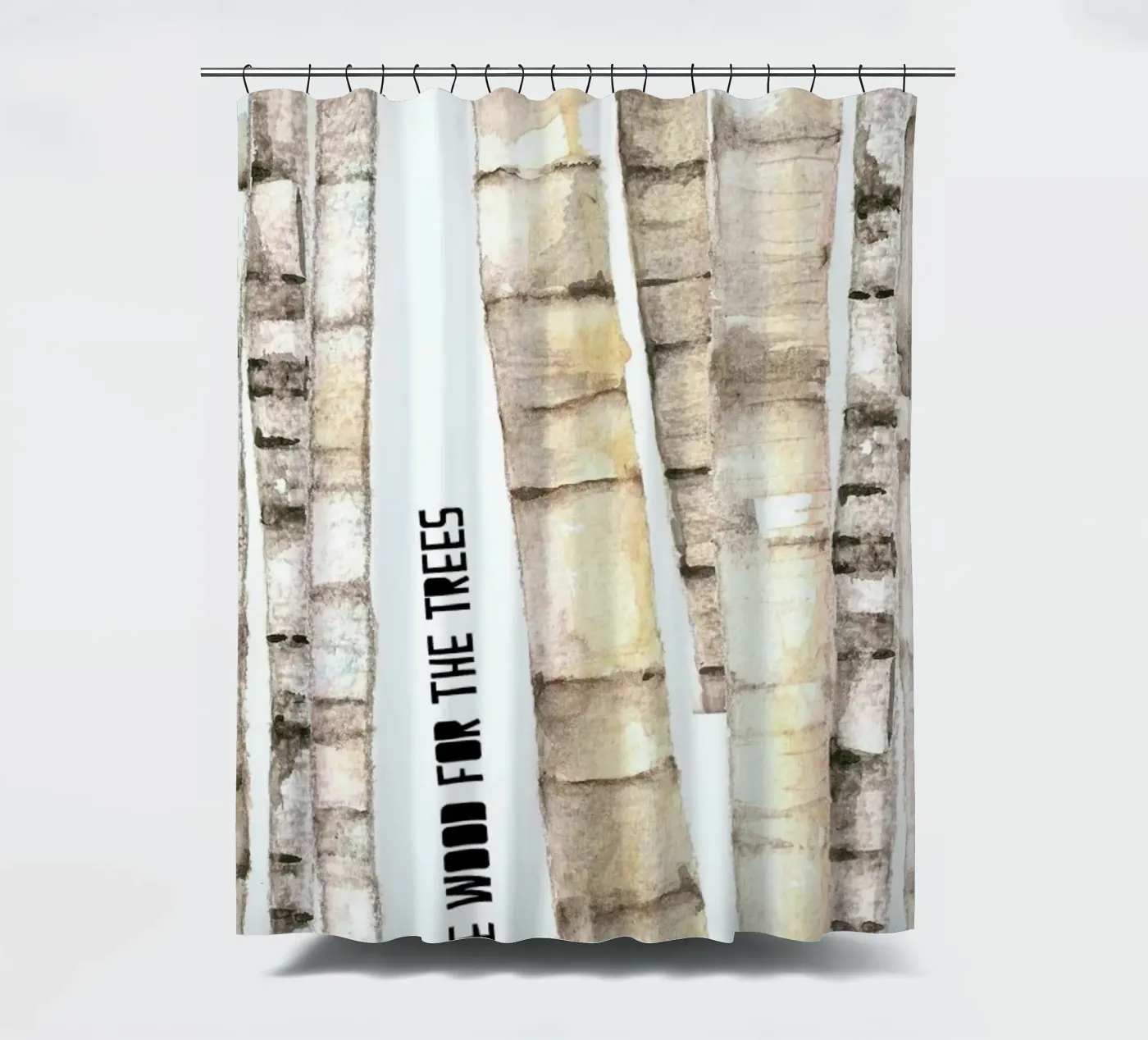 Trees Duschvorhang von Trabolt Design
