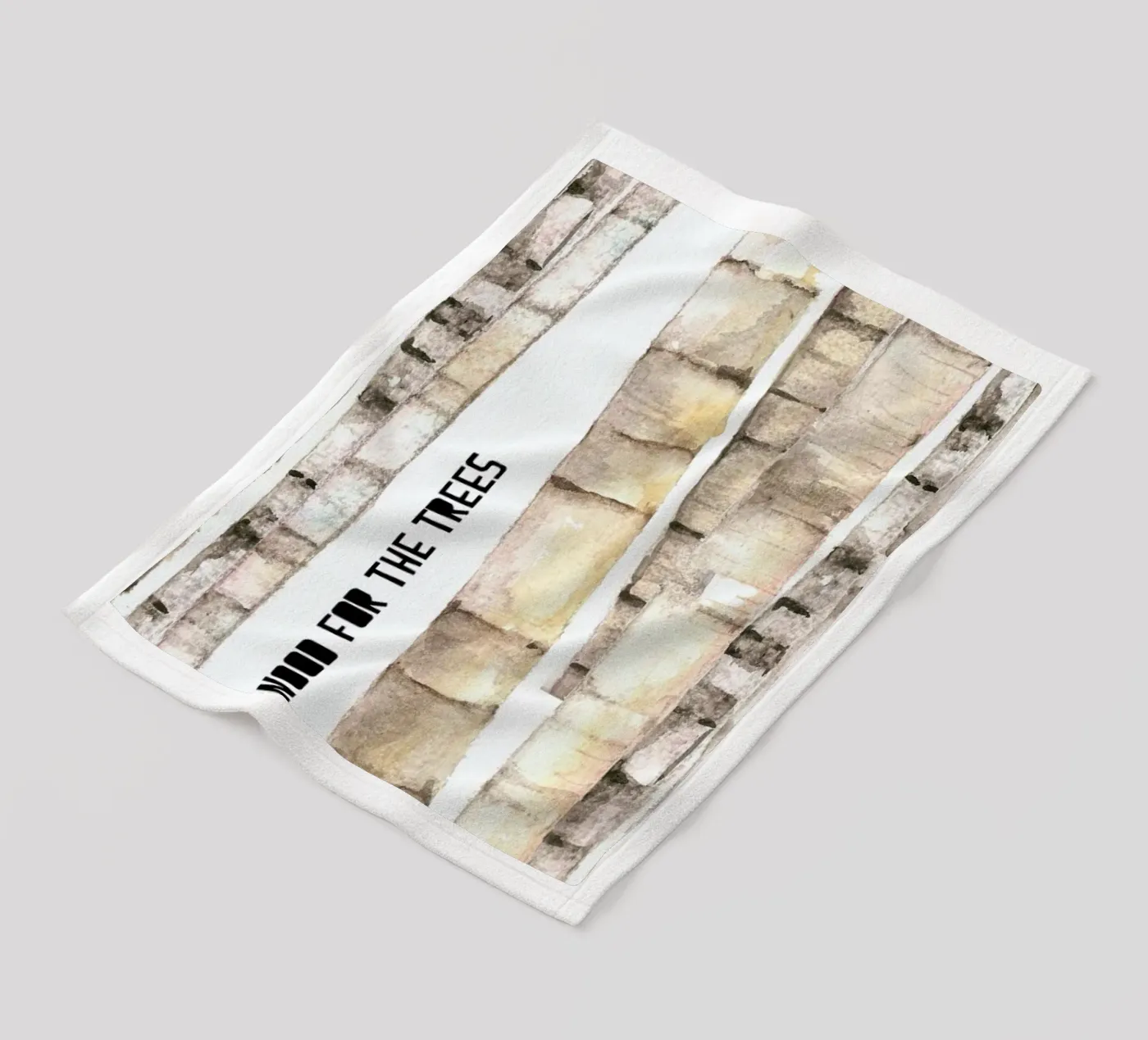 Trees plaid polaire de Trabolt Design