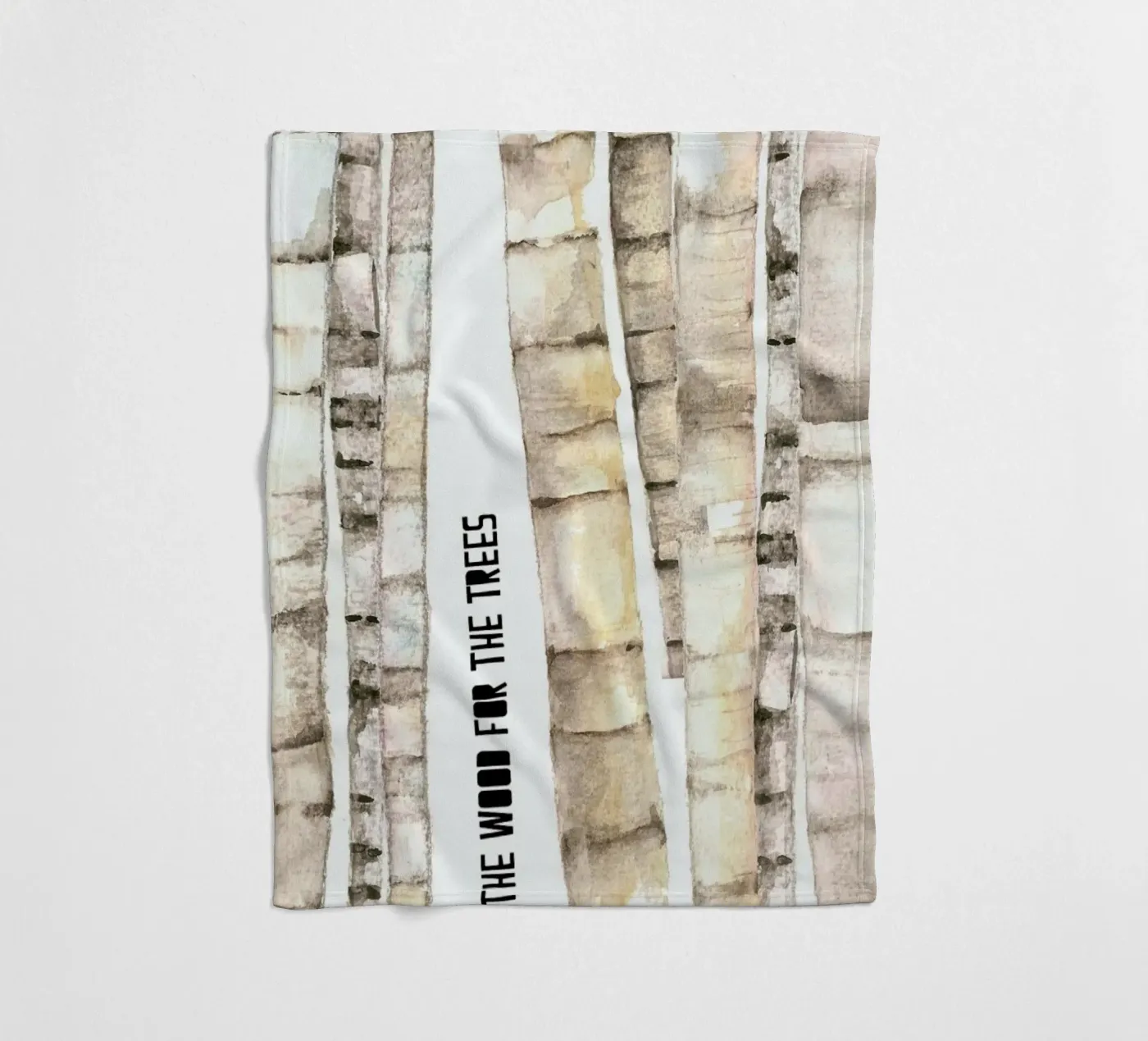 Trees plaid polaire de Trabolt Design