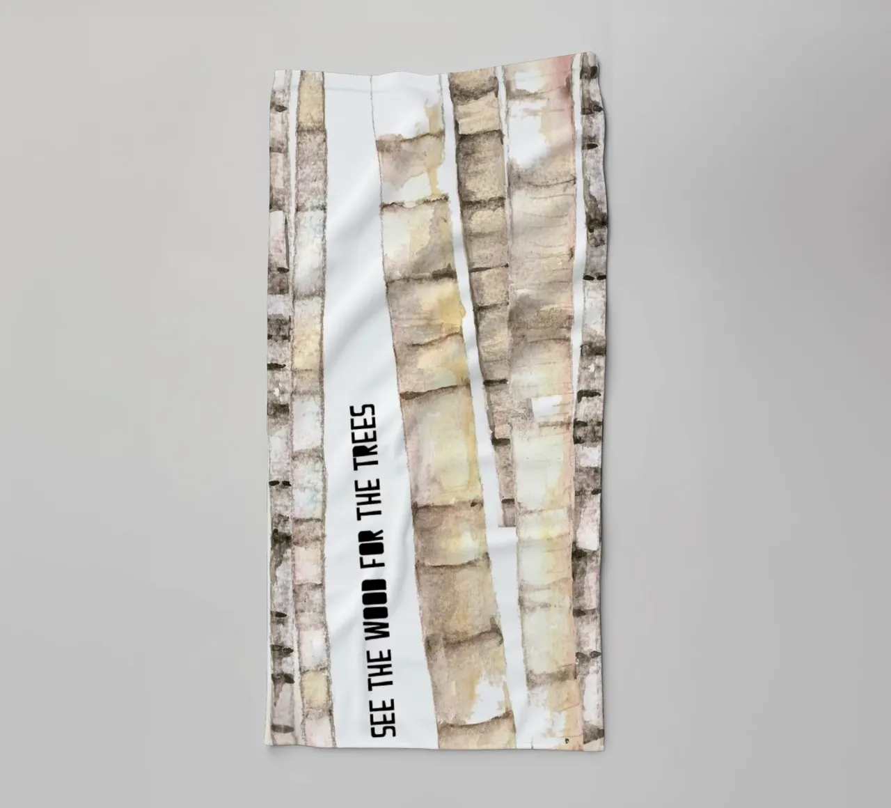 Trees badhanddoek van Trabolt Design