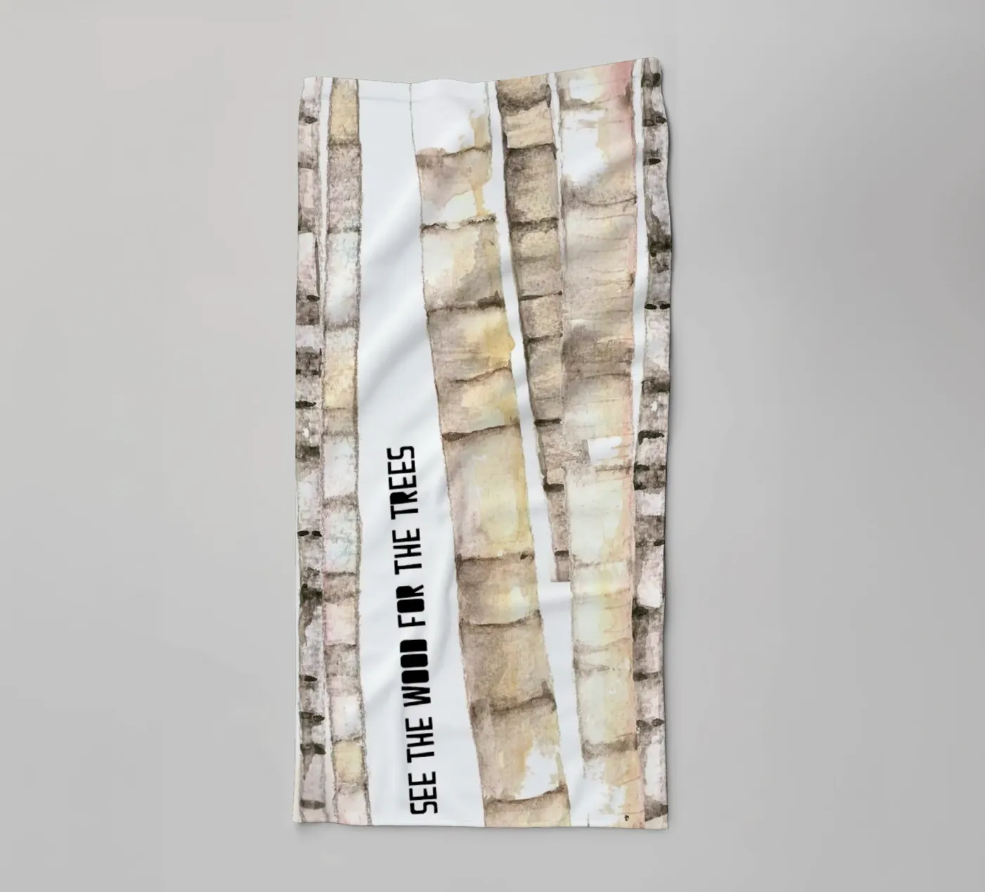 Trees badhanddoek van Trabolt Design