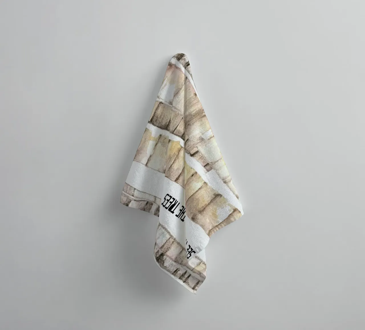 Trees badhanddoek van Trabolt Design