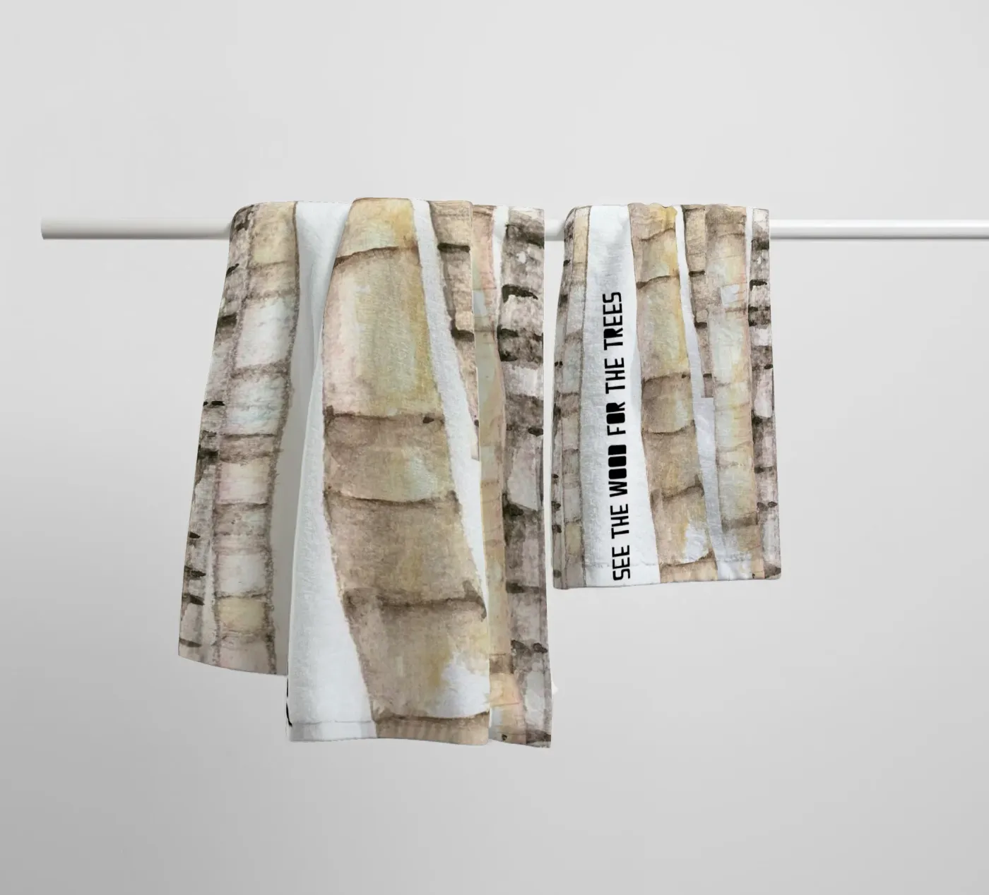 Trees badhanddoek van Trabolt Design