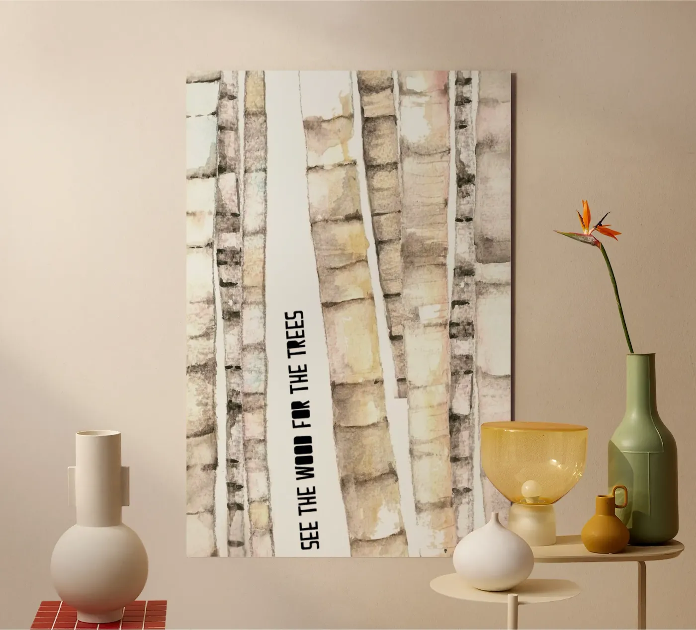 Trees alluminio dibond da Trabolt Design