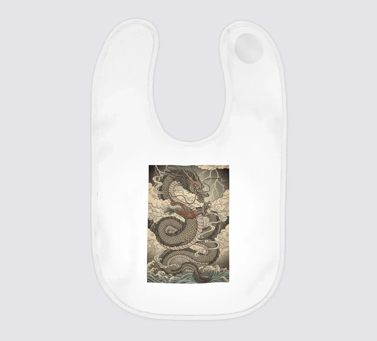 Drago - Stile vintage giapponese bavaglino da Lembayung art