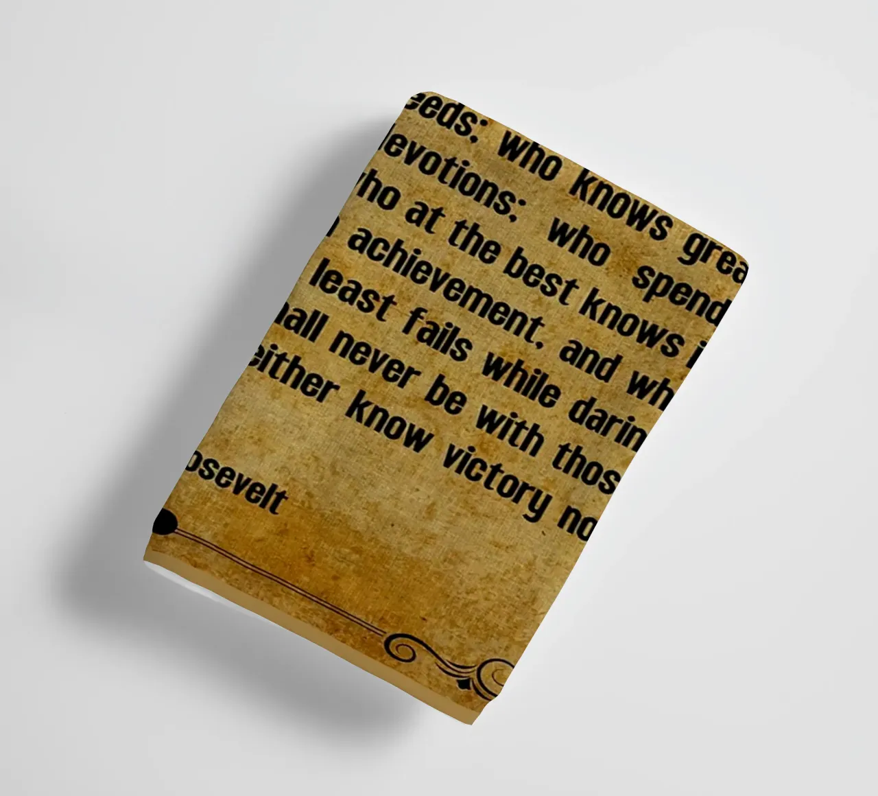 The Man in the Arena towel by Ashley Studio