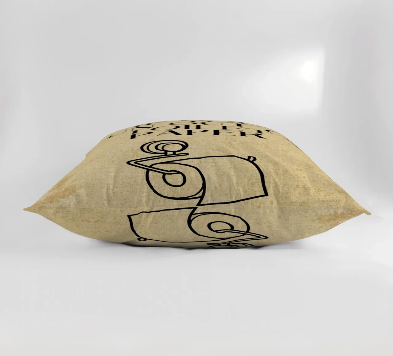 Text me if you run out of toilet paper decorative cushion by Ashley Studio