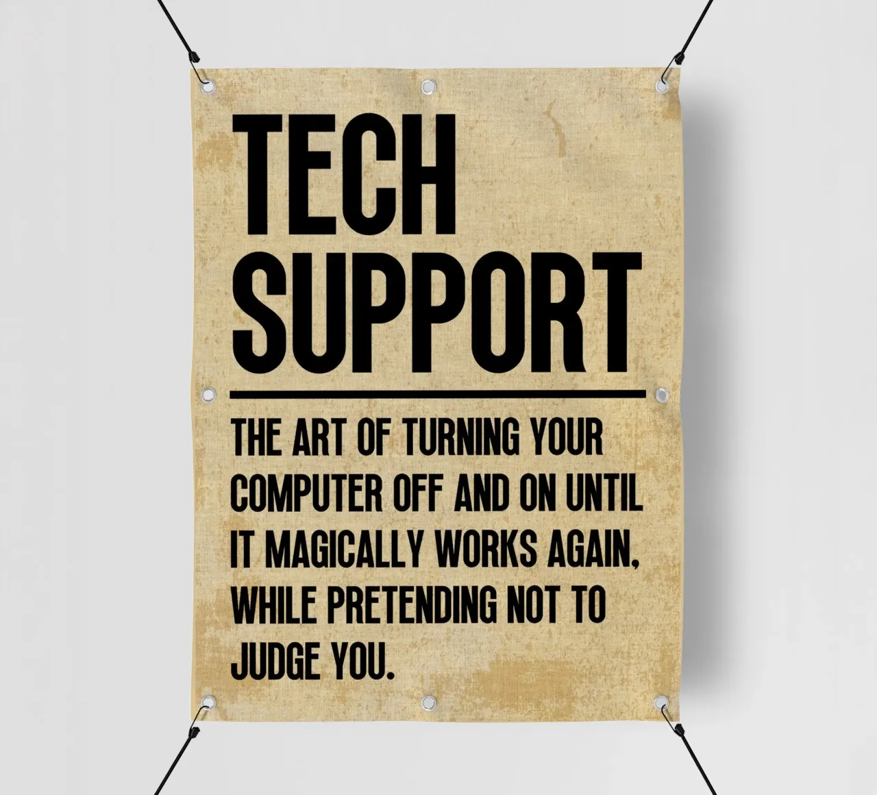 Tech Support Grappig Definitie pvc-zeil van Ashley Studio