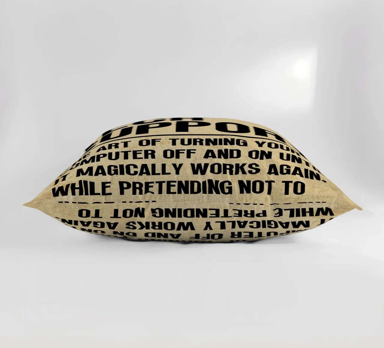 Tech Support Funny Definition decorative cushion by Ashley Studio