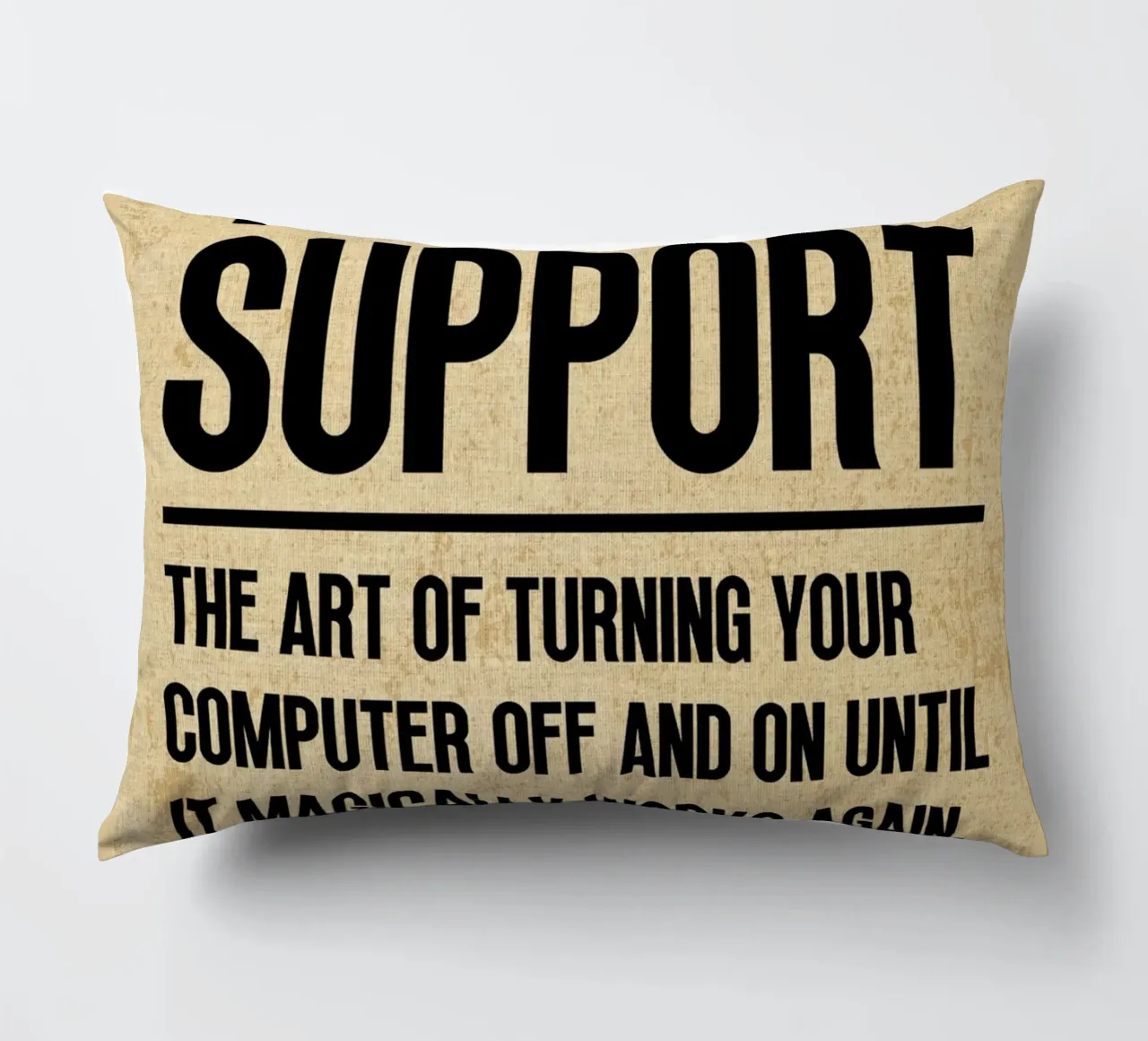 Tech Support Funny Definition decorative cushion by Ashley Studio