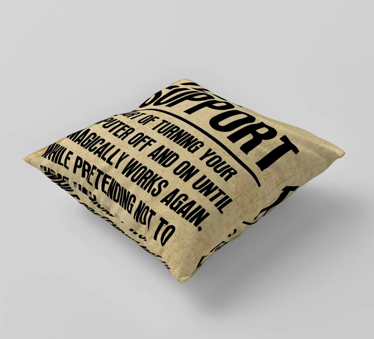 Tech Support Funny Definition decorative cushion by Ashley Studio