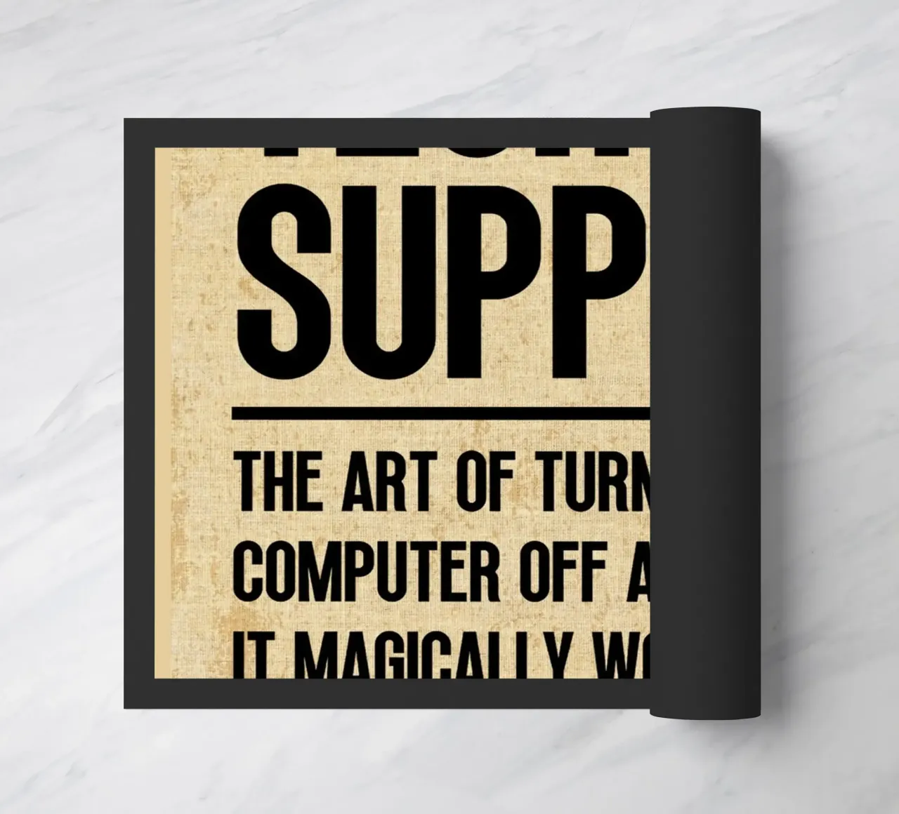 Tech Support Funny Definition doormat by Ashley Studio