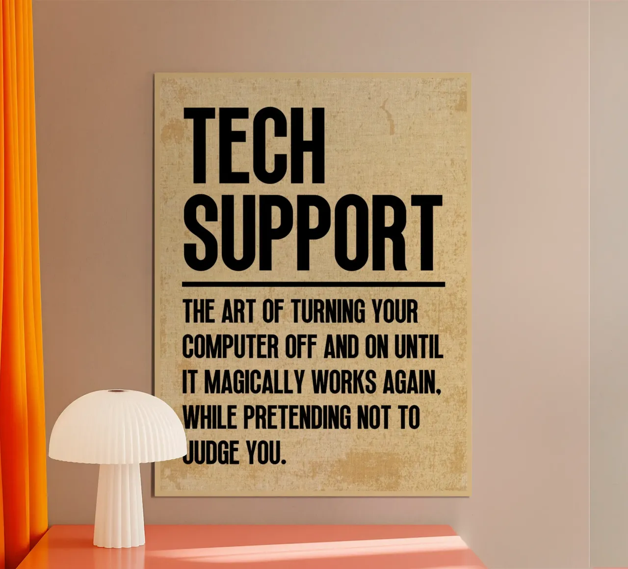 Tech Support Funny Definition hahnemühle by Ashley Studio