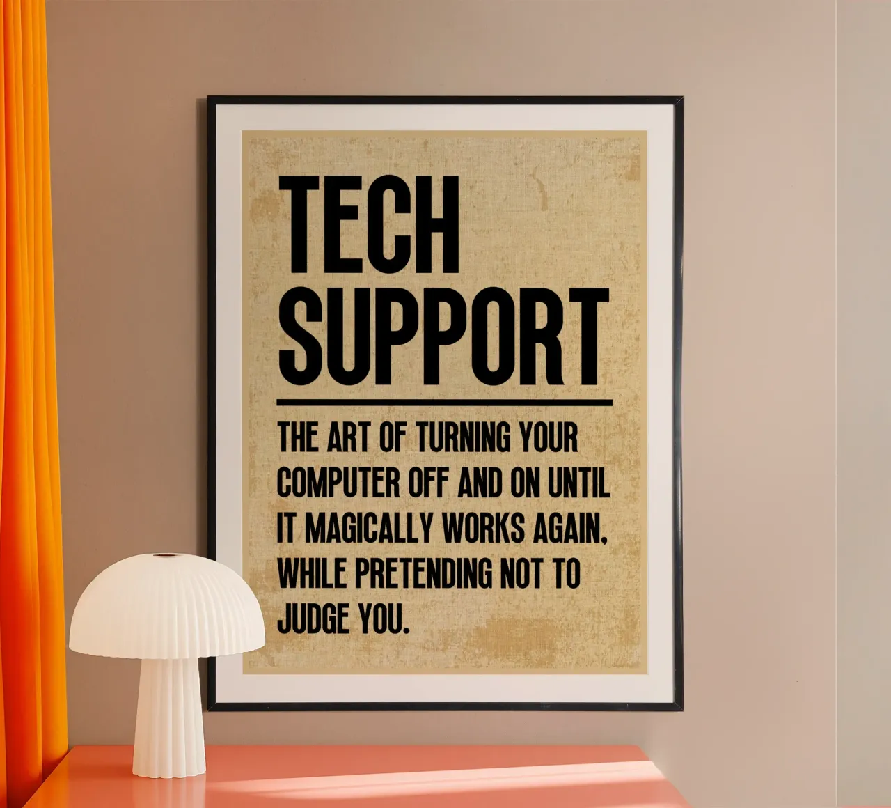 Tech Support Funny Definition hahnemühle by Ashley Studio