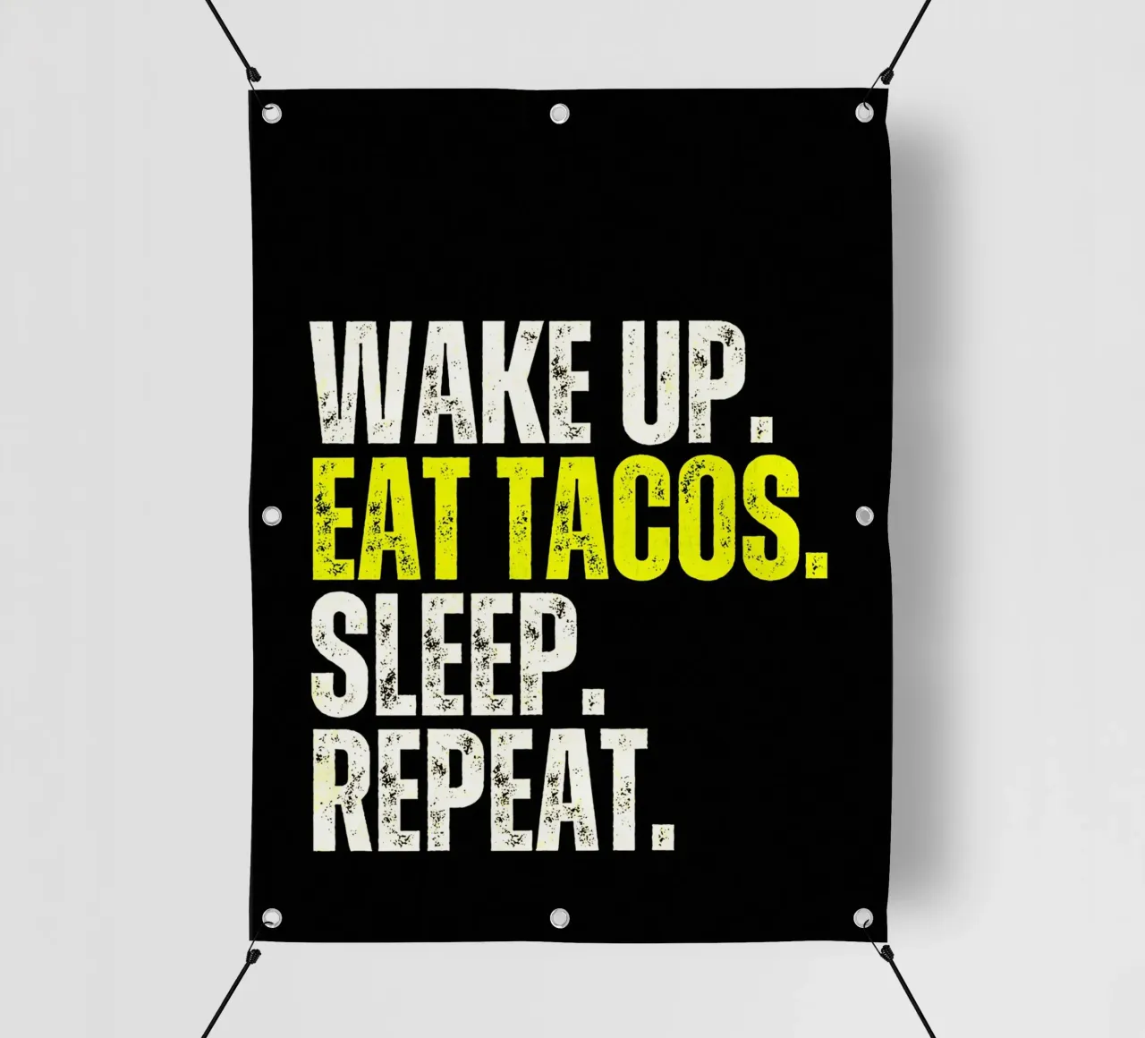 Taco Lifestyle Quote telo in pvc da Ashley Studio