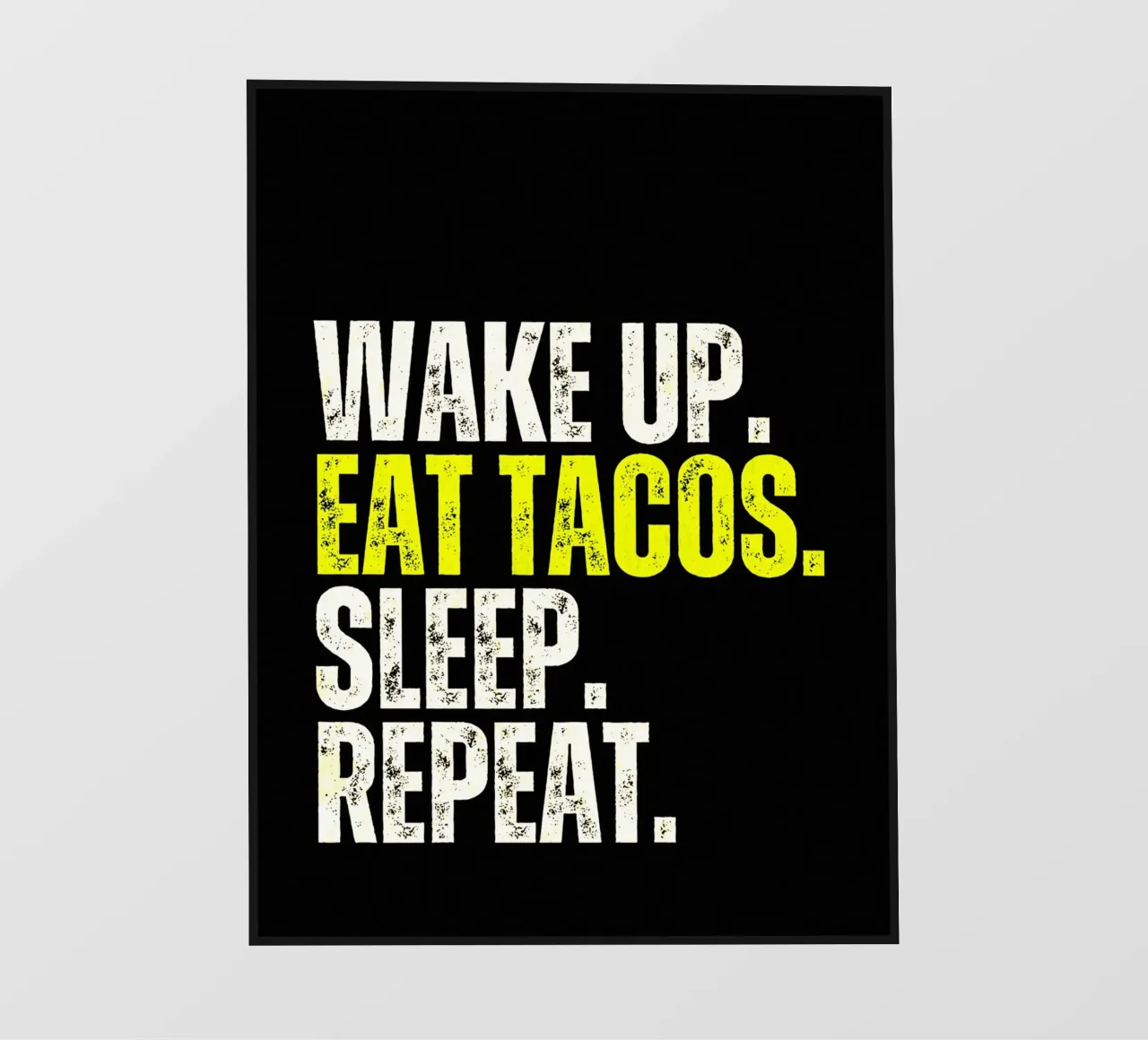 Taco Lifestyle Quote telo in pvc da Ashley Studio