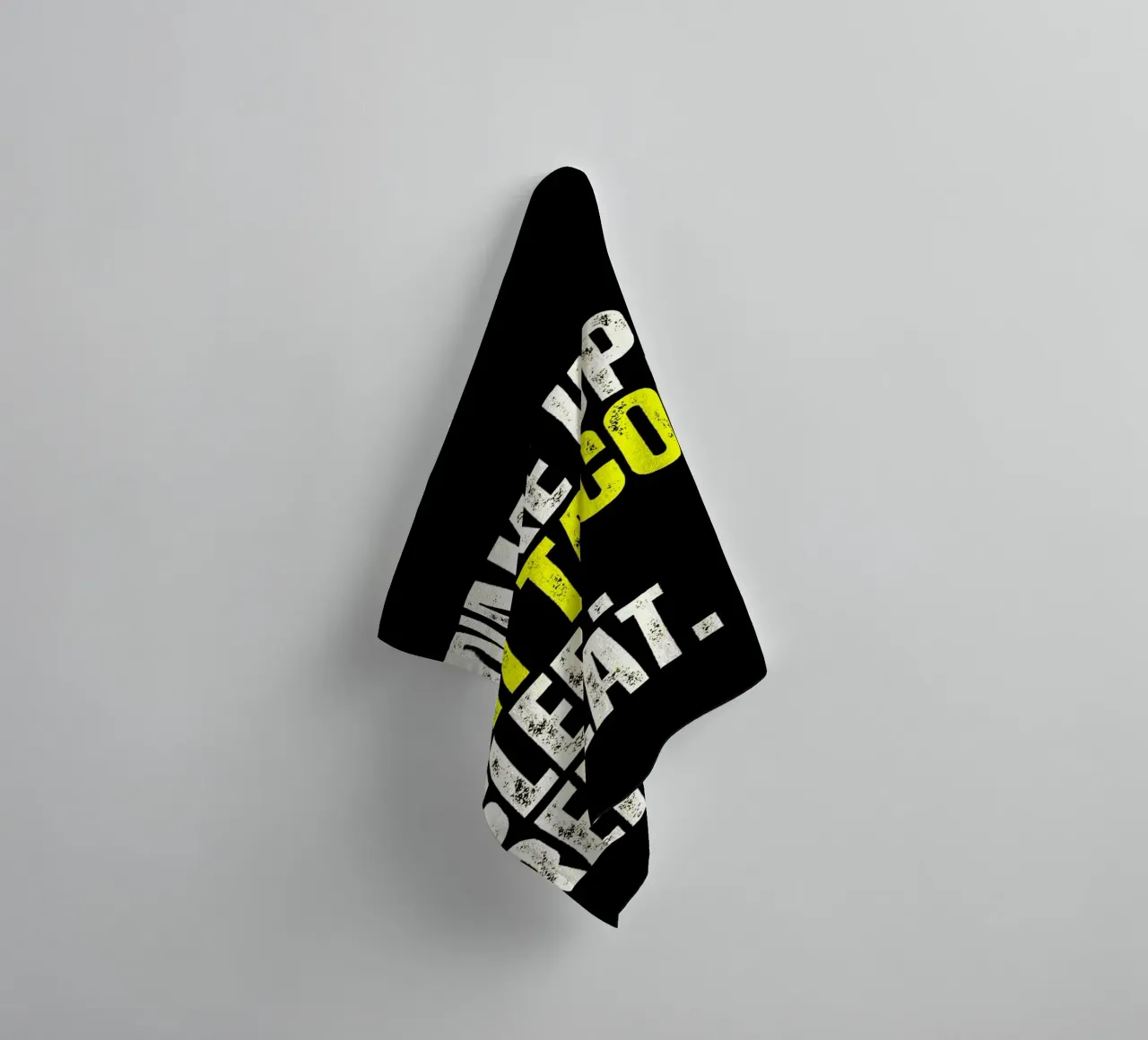 Taco Lifestyle Quote towel by Ashley Studio