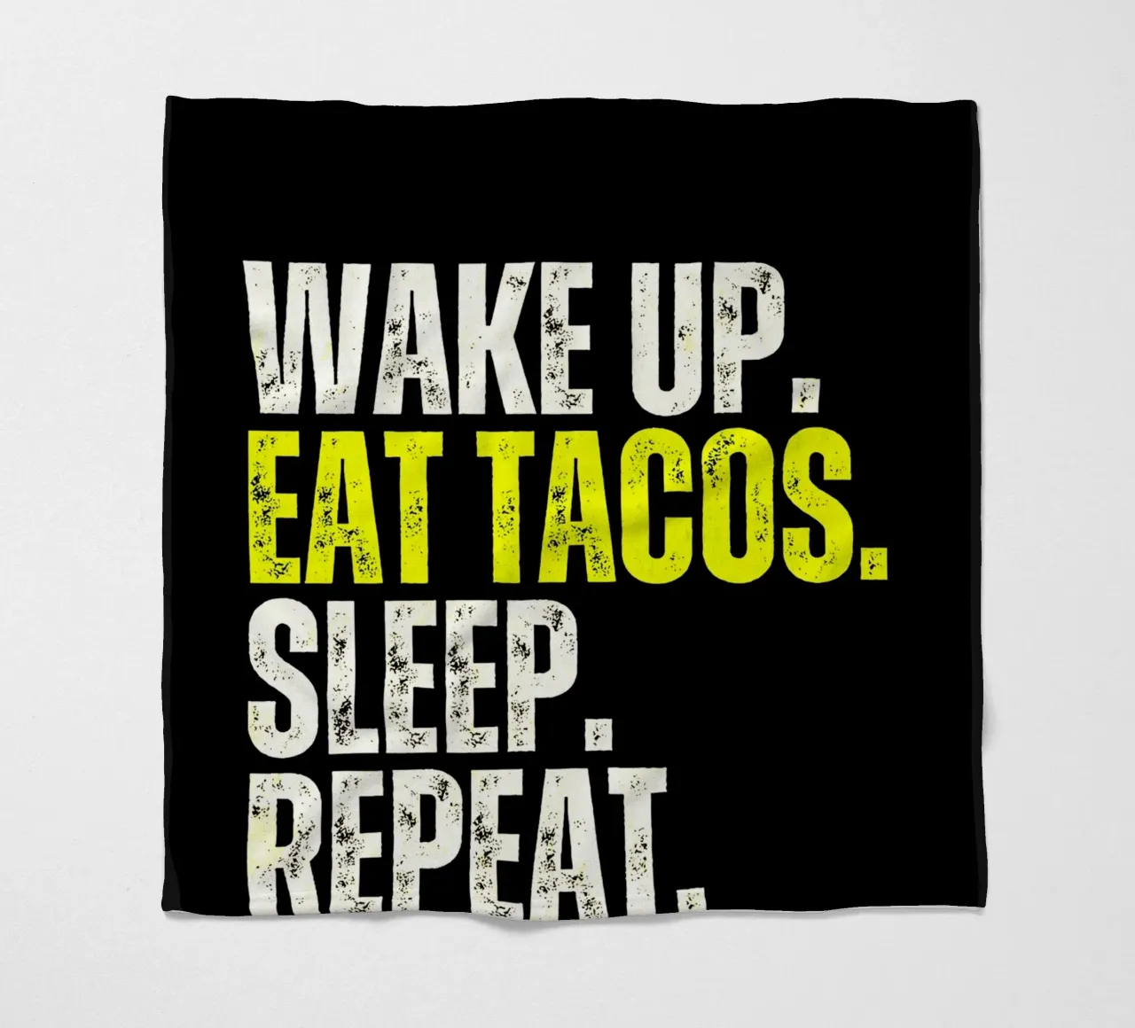 Taco Lifestyle Quote coperta in pile da Ashley Studio