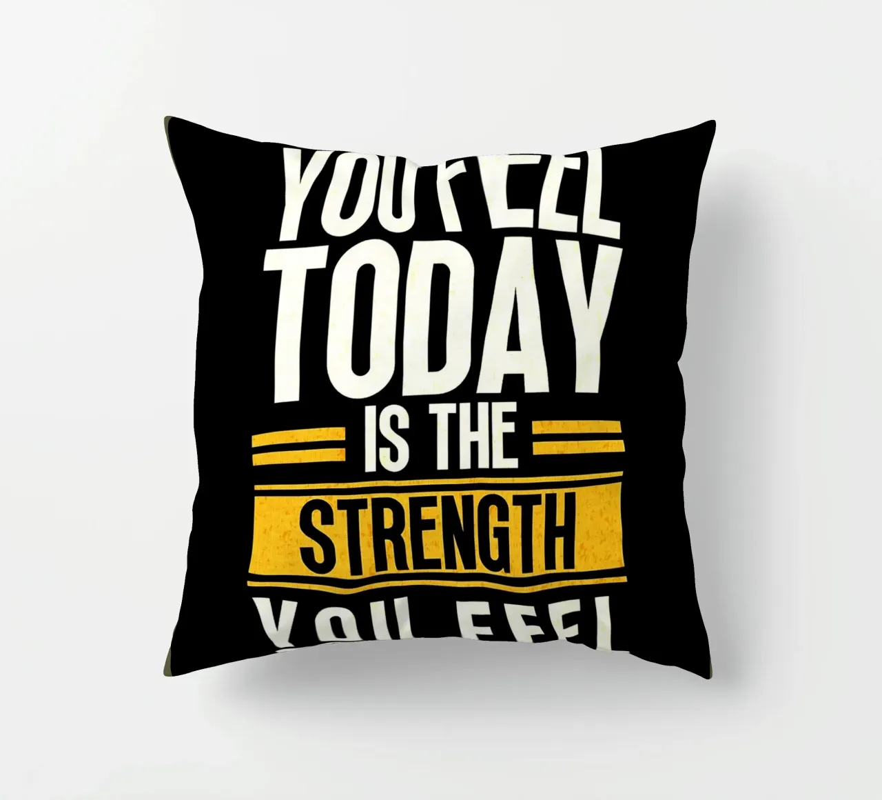 Strength Through Pain decorative cushion by Ashley Studio