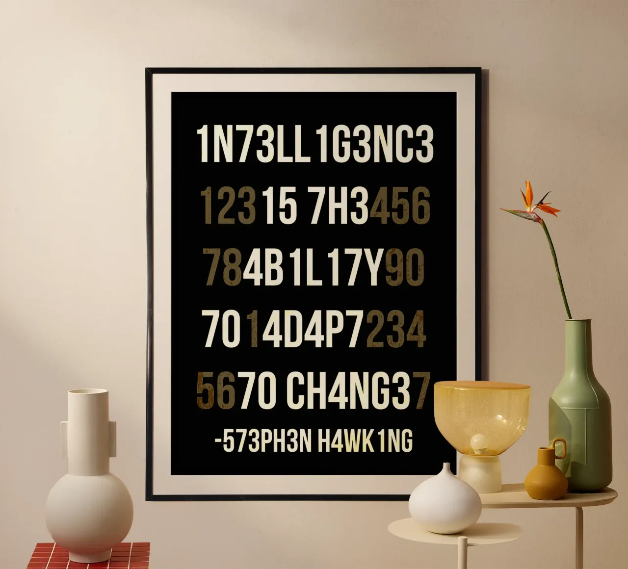 Stephen Hawking Citazioni carta hahnemühle da Ashley Studio