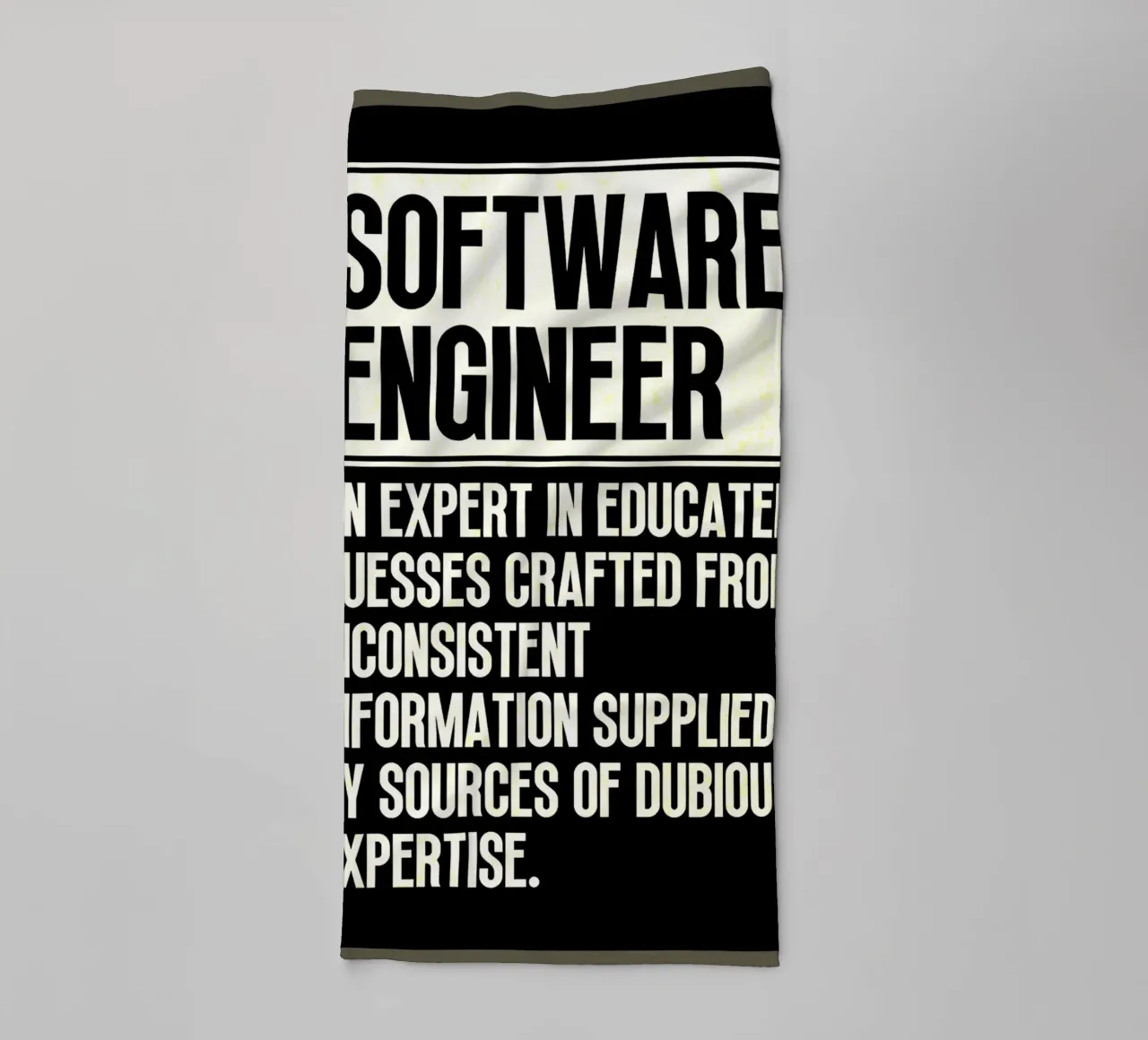 Preventivo ingegnere software asciugamano da bagno da Nucci Studio