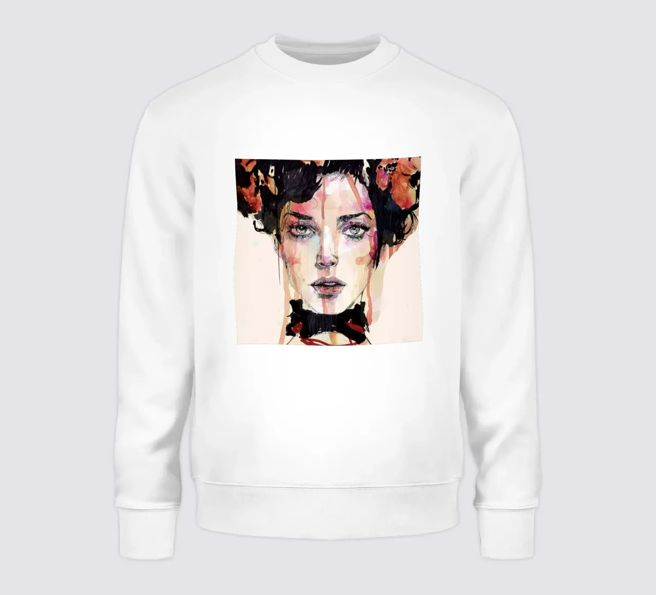 red and black sweatshirt by Giulio Iurissevich