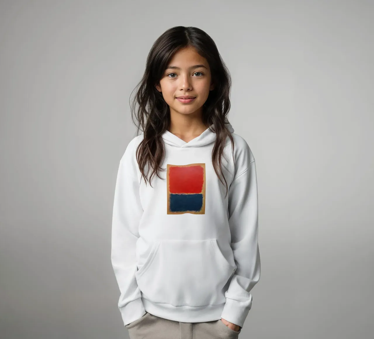 Composizione espressiva Mark Rothko felpa bambino con cappuccio da Fredrick Miller