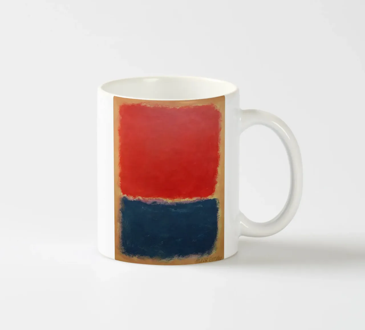 Composizione espressiva Mark Rothko tazza in ceramica da Fredrick Miller