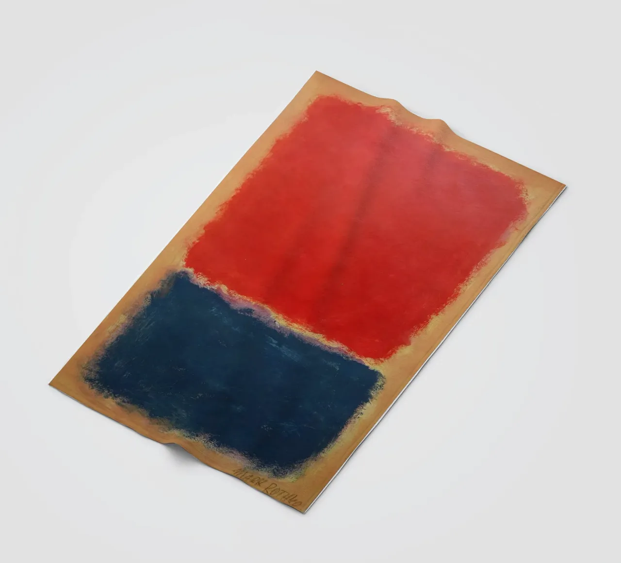 Expressieve compositie Mark Rothko fleecedeken van Fredrick Miller