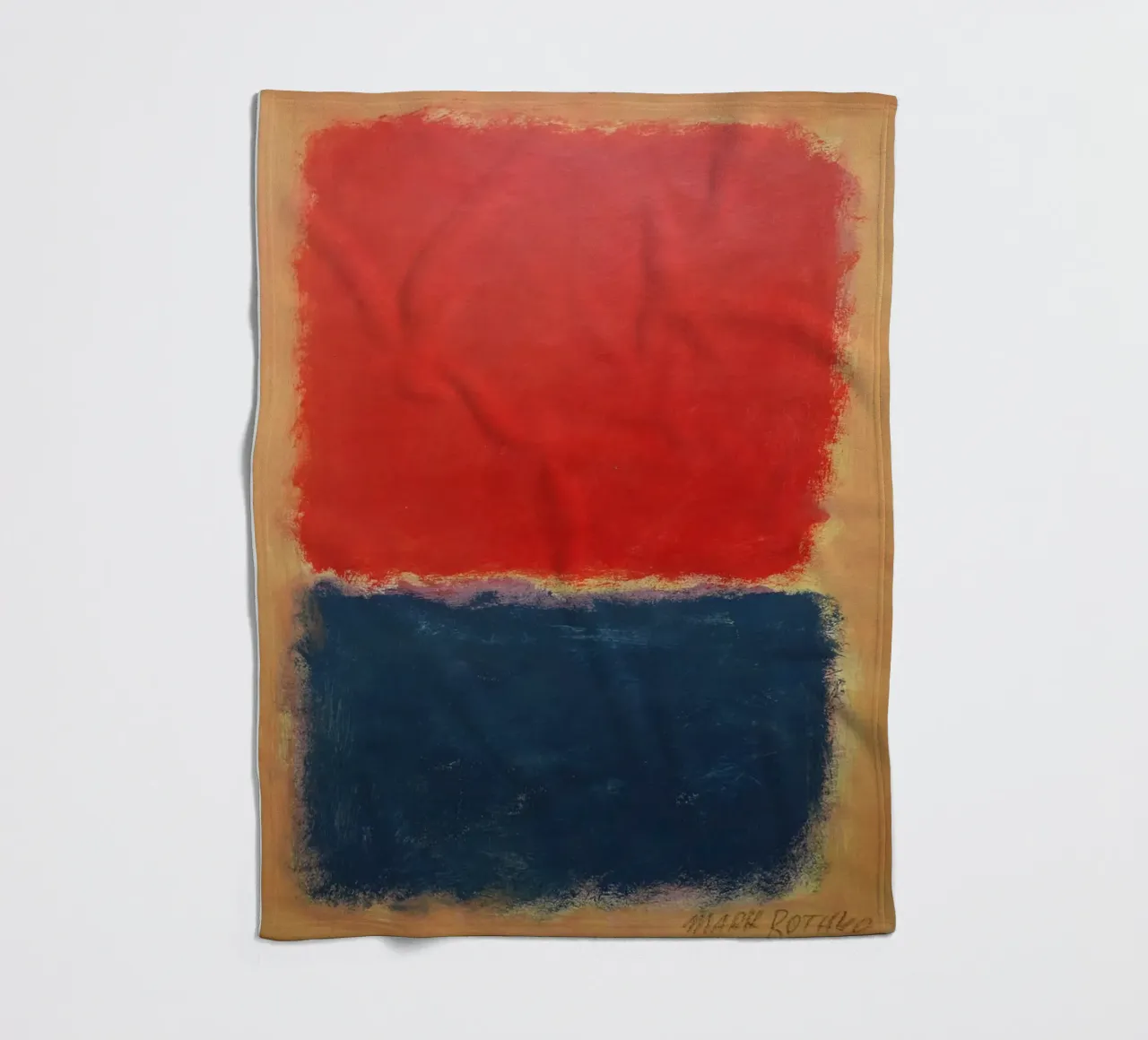 Expressieve compositie Mark Rothko fleecedeken van Fredrick Miller