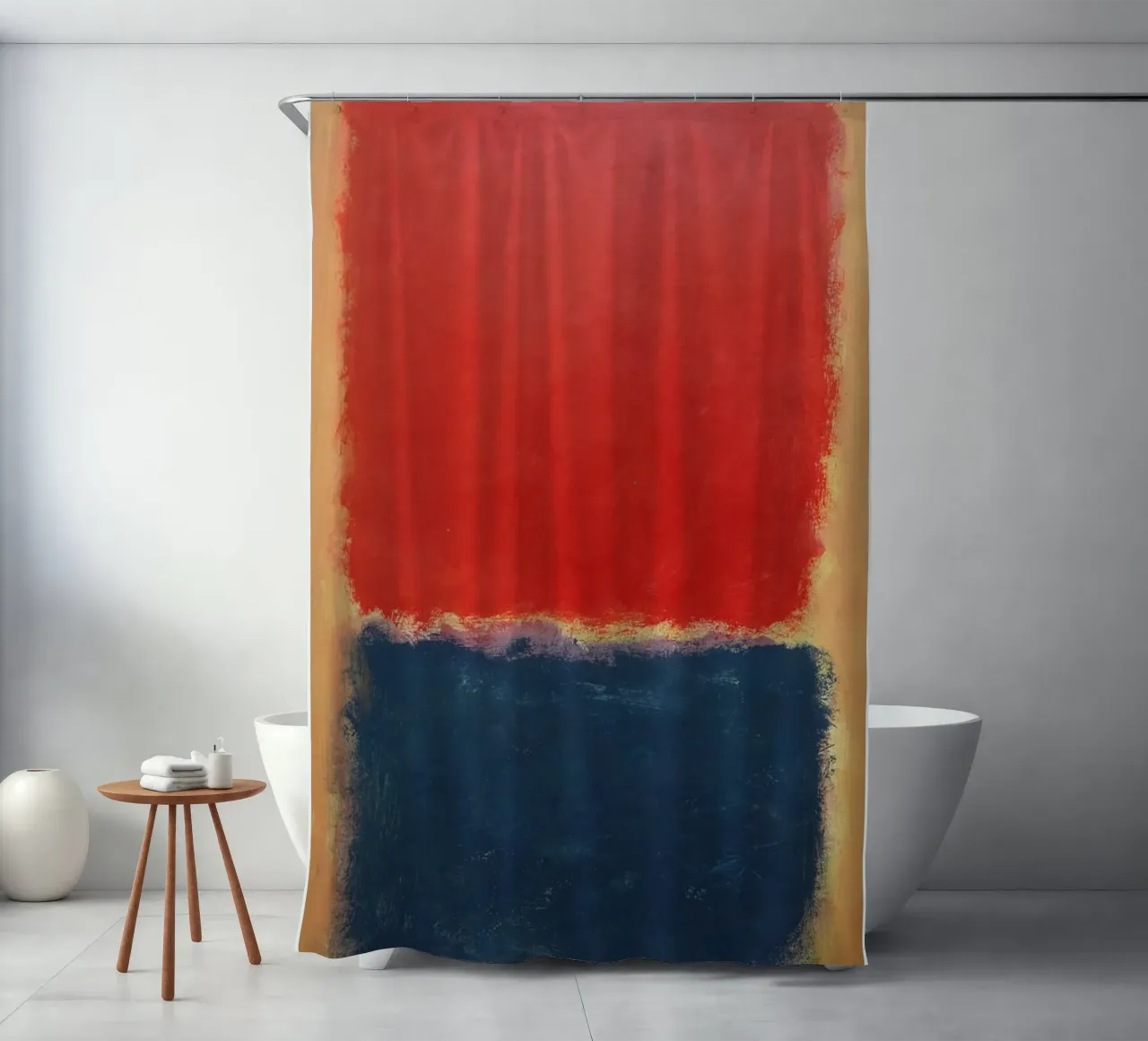 Expressieve compositie Mark Rothko douchegordijn van Fredrick Miller