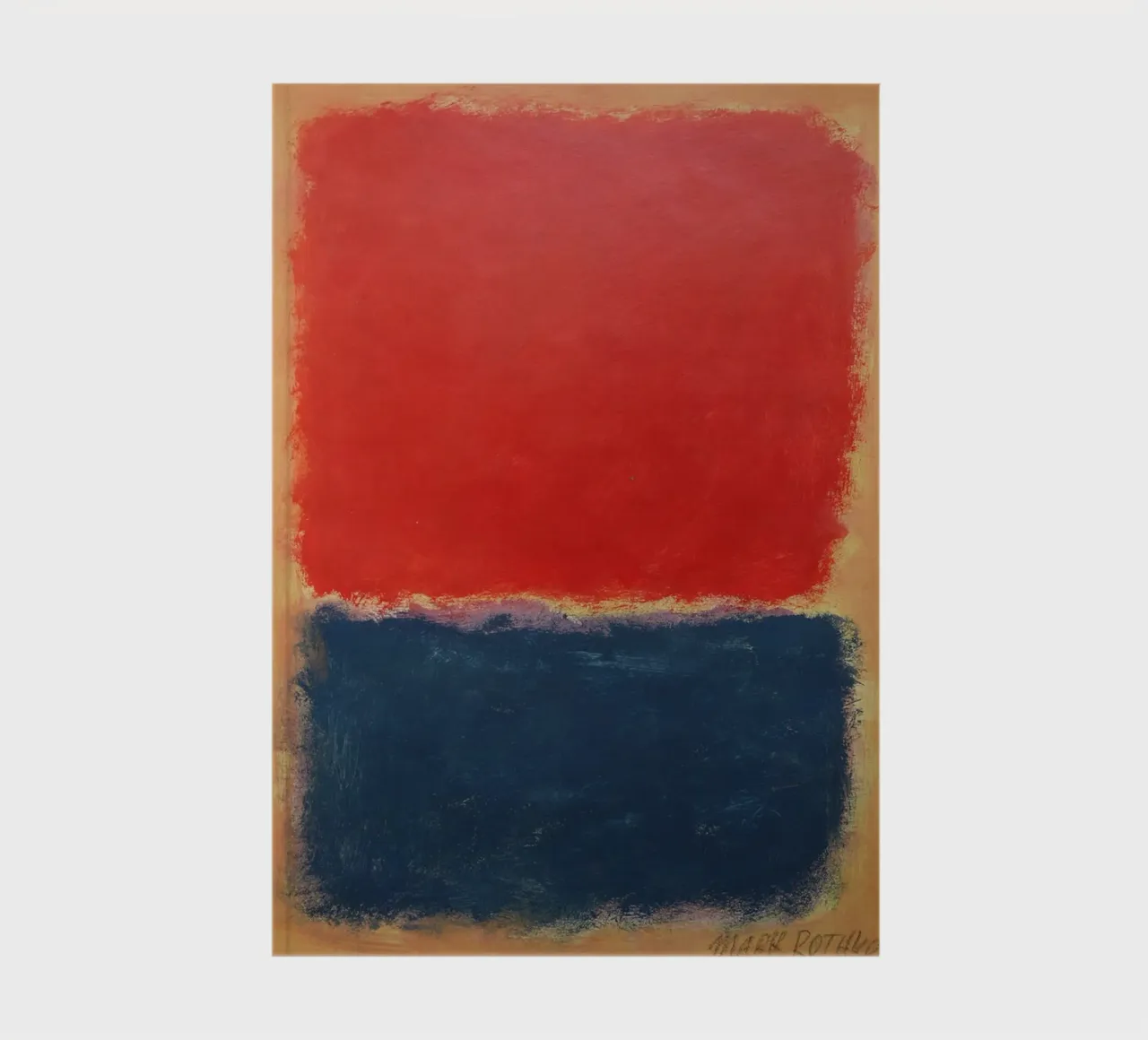 Expressive composition Mark Rothko notebook by Fredrick Miller