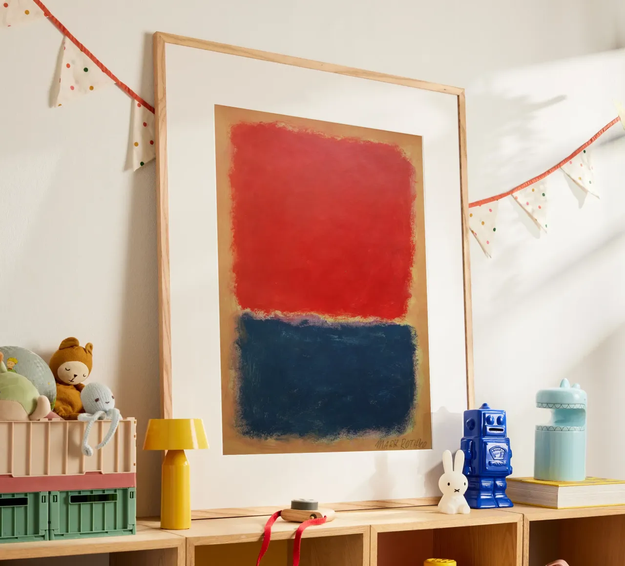 Composizione espressiva Mark Rothko poster da Fredrick Miller