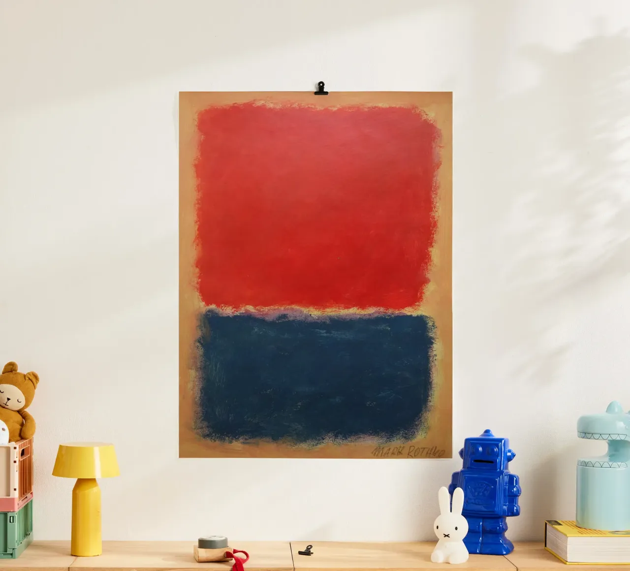 Composizione espressiva Mark Rothko poster da Fredrick Miller
