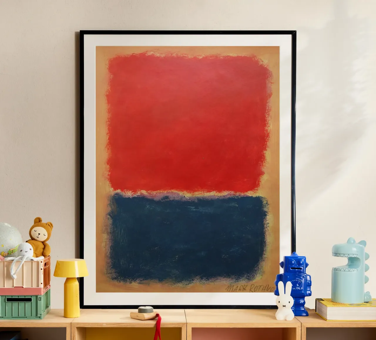 Composizione espressiva Mark Rothko poster da Fredrick Miller