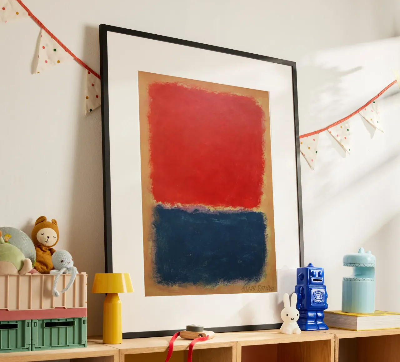 Composizione espressiva Mark Rothko poster da Fredrick Miller