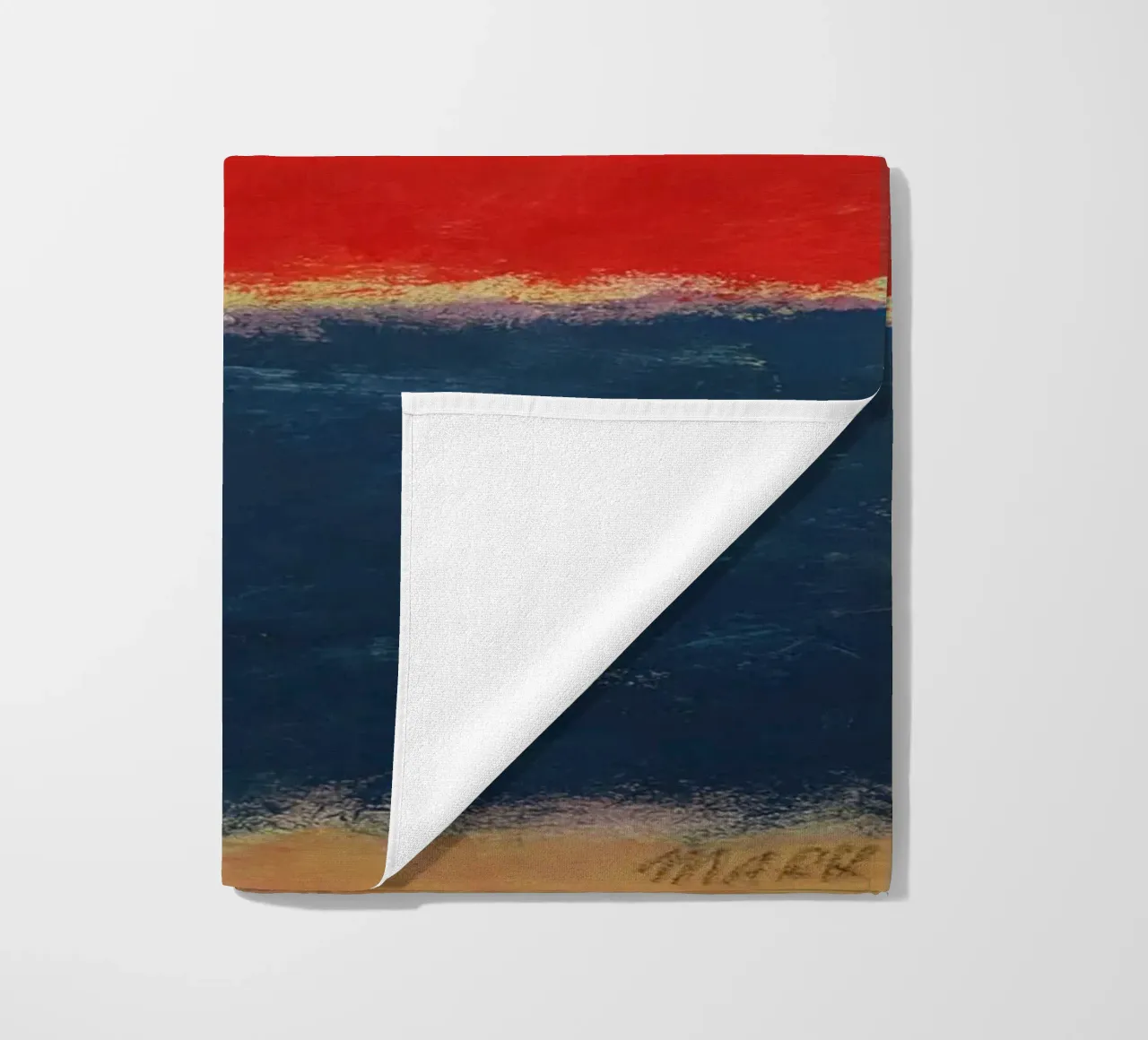 Expressieve compositie Mark Rothko strandhanddoek van Fredrick Miller