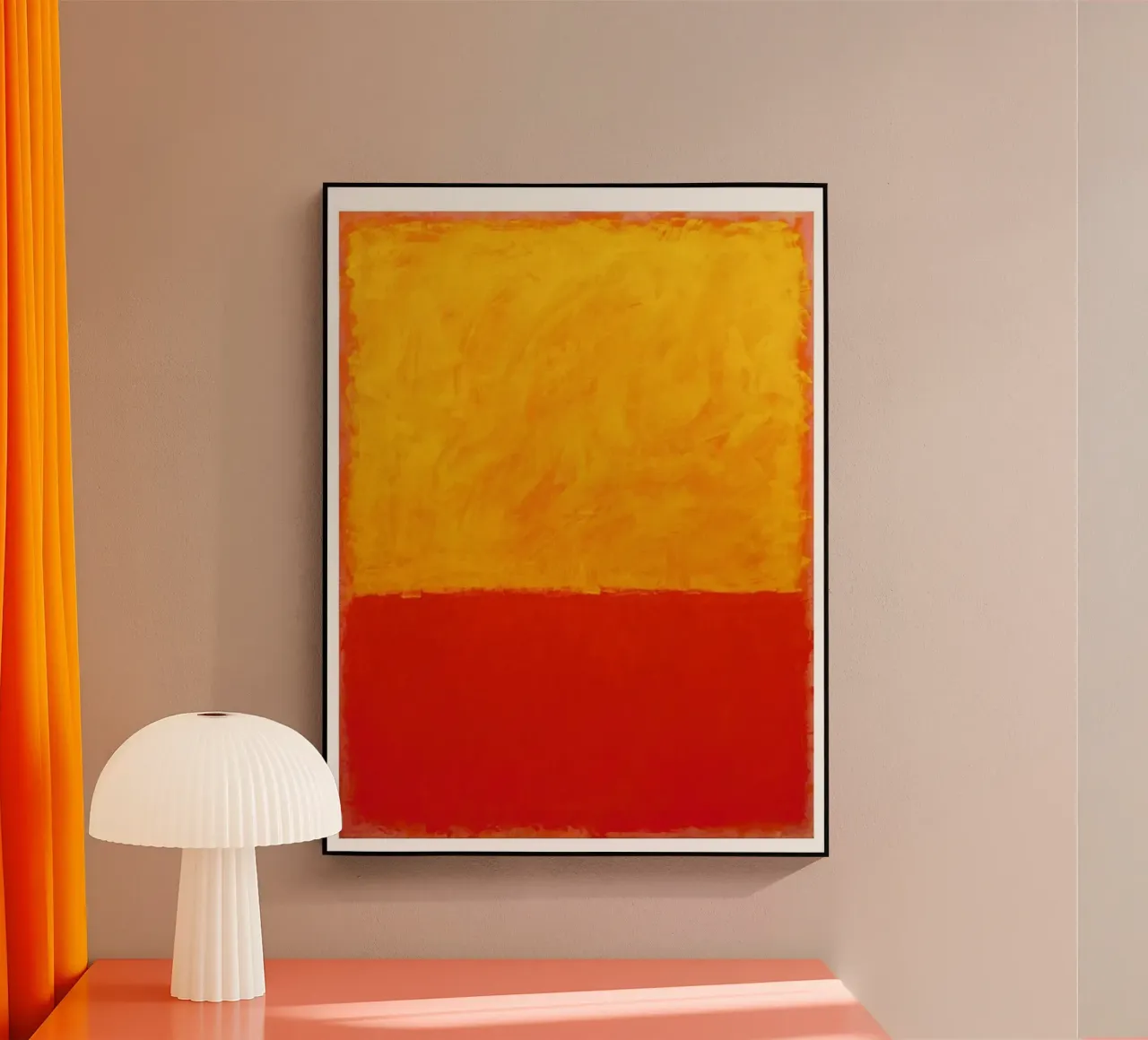 Mark Rothko Abstract expressionisme. acryl van Fredrick Miller
