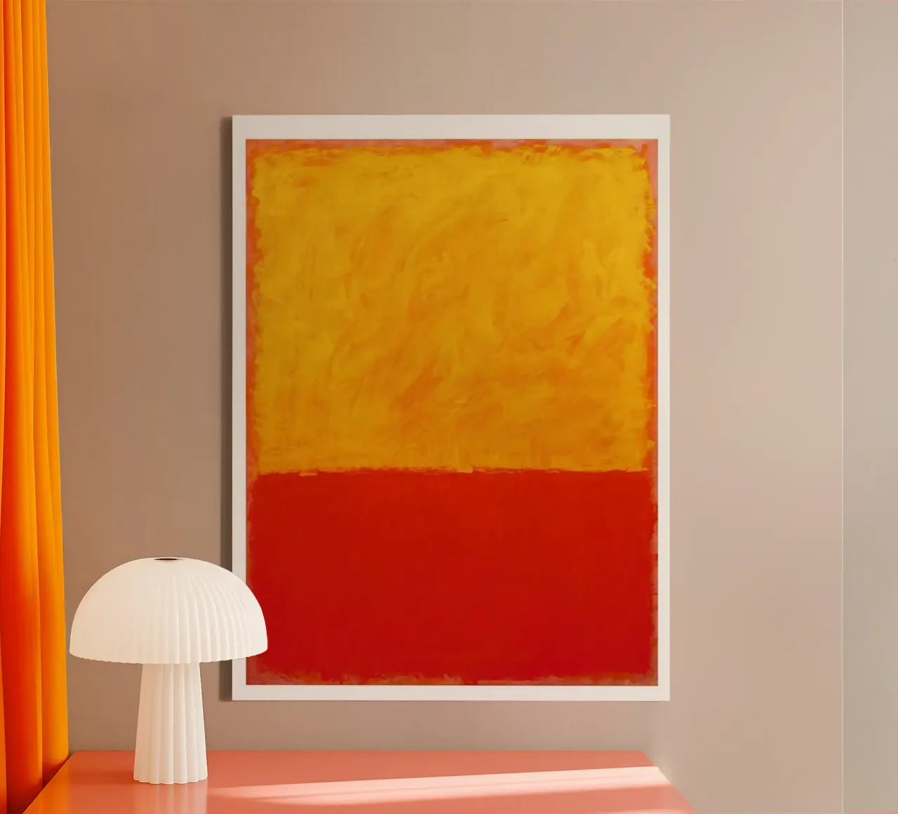 Mark Rothko Abstract expressionisme. canvas van Fredrick Miller