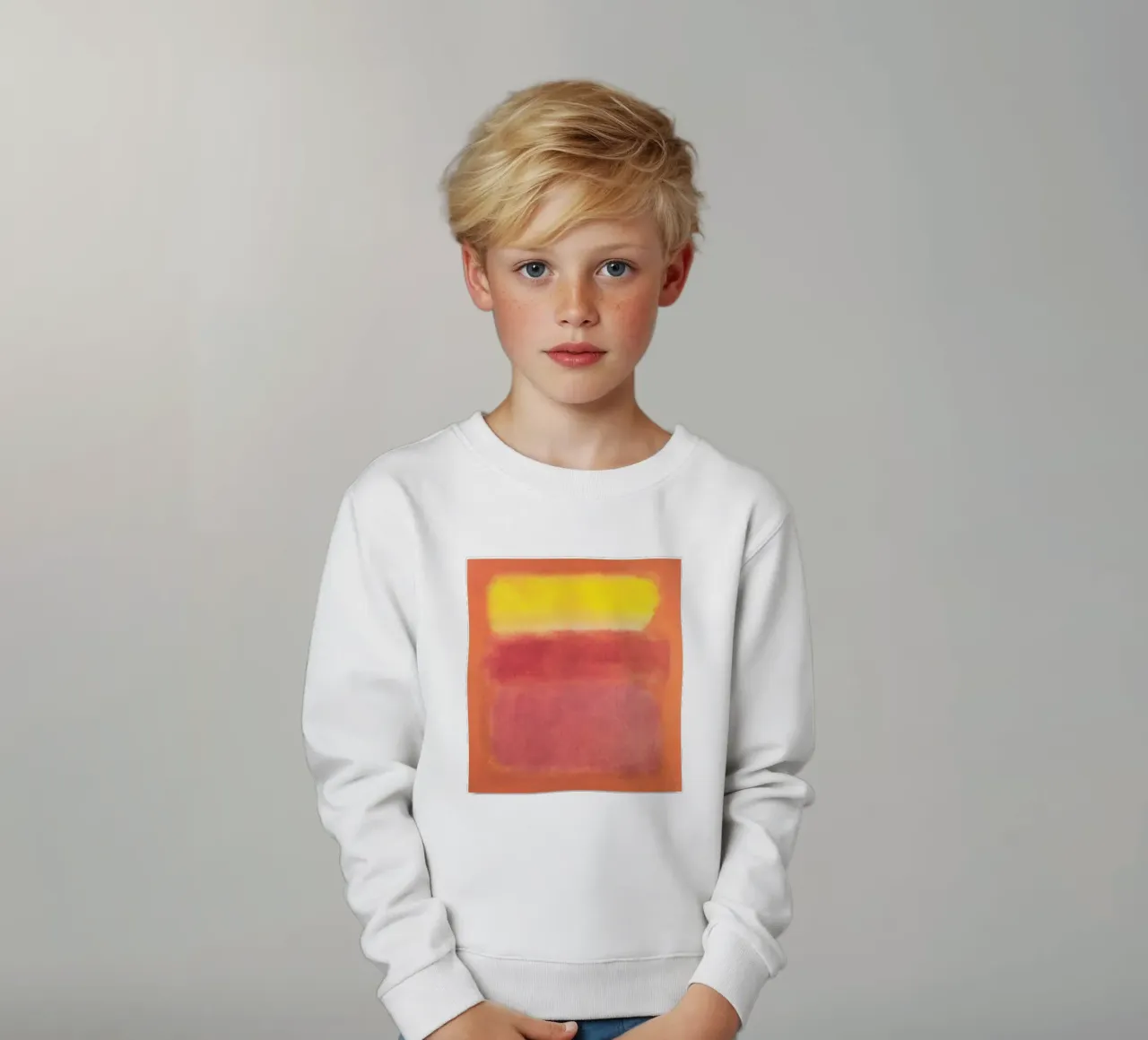 Mark Rothko Giallo Astratto felpa bambino da Fredrick Miller