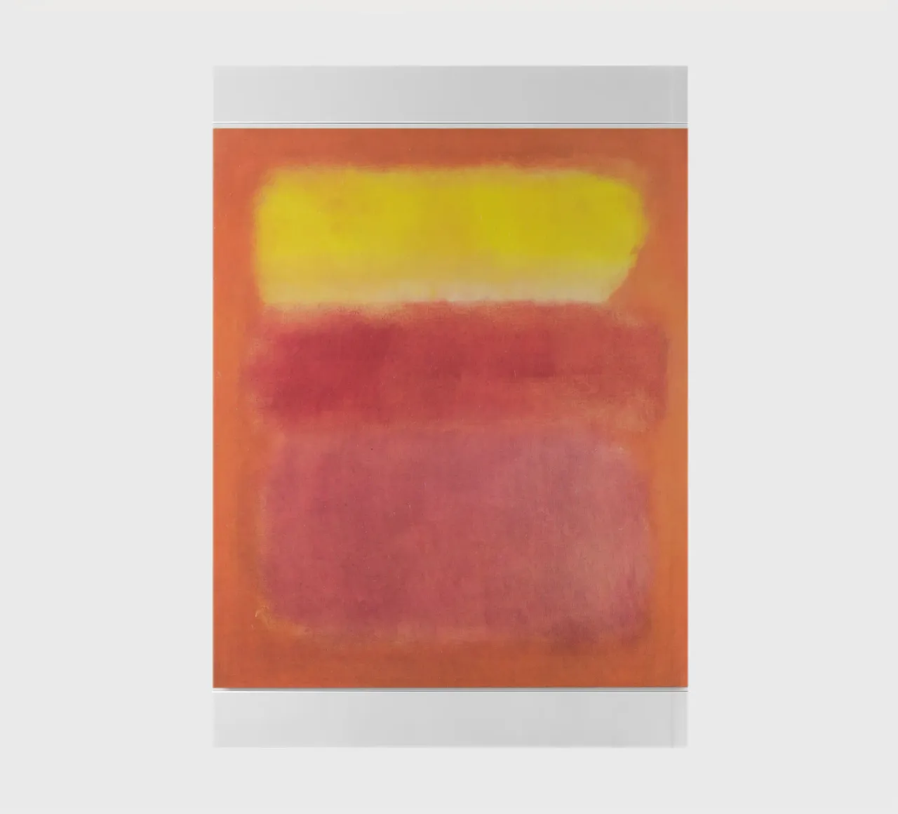 Mark Rothko Jaune Abstrait carnet de notes de Fredrick Miller