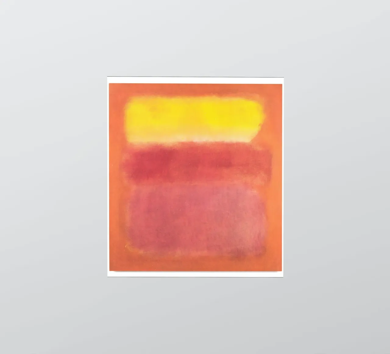 Mark Rothko Jaune Abstrait autocollant de Fredrick Miller