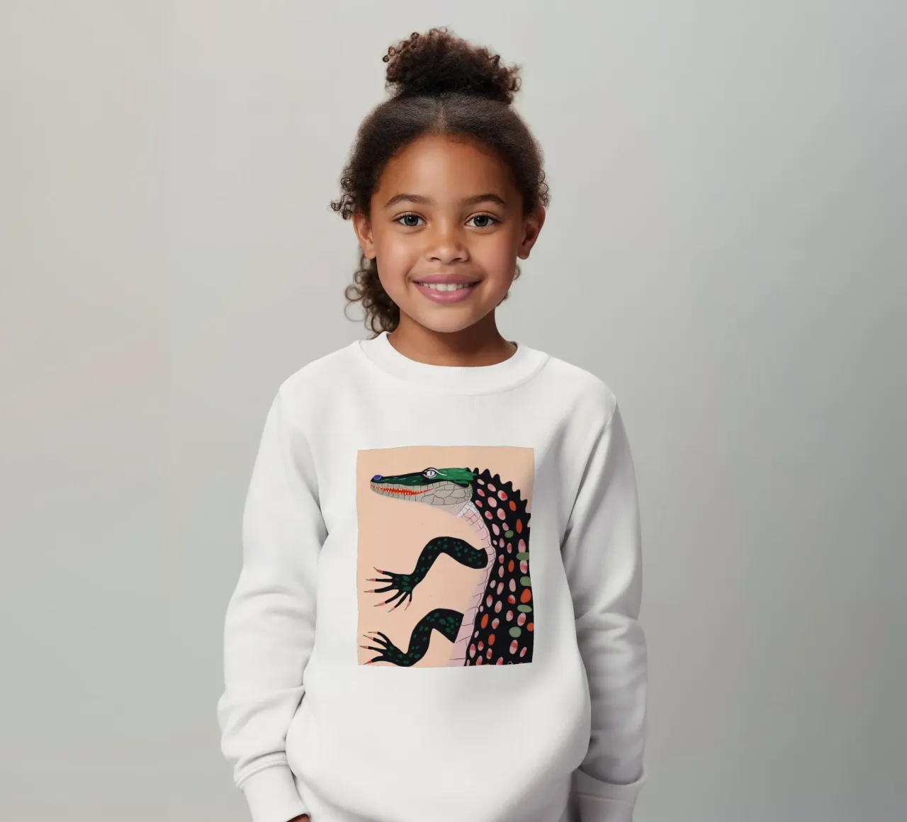 Cocodrilo sudadera para niño de ArtsySesta