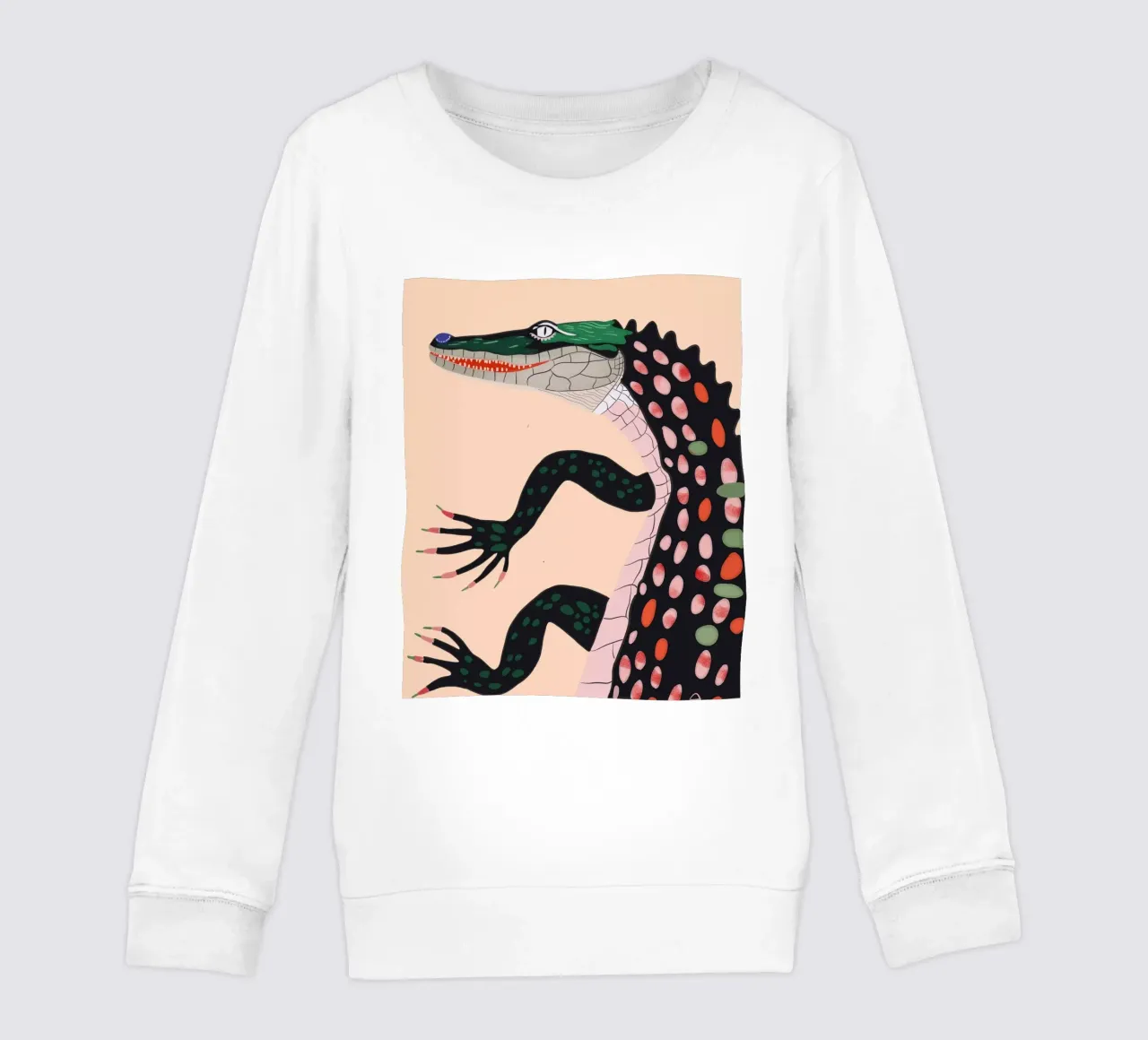 Cocodrilo sudadera para niño de ArtsySesta